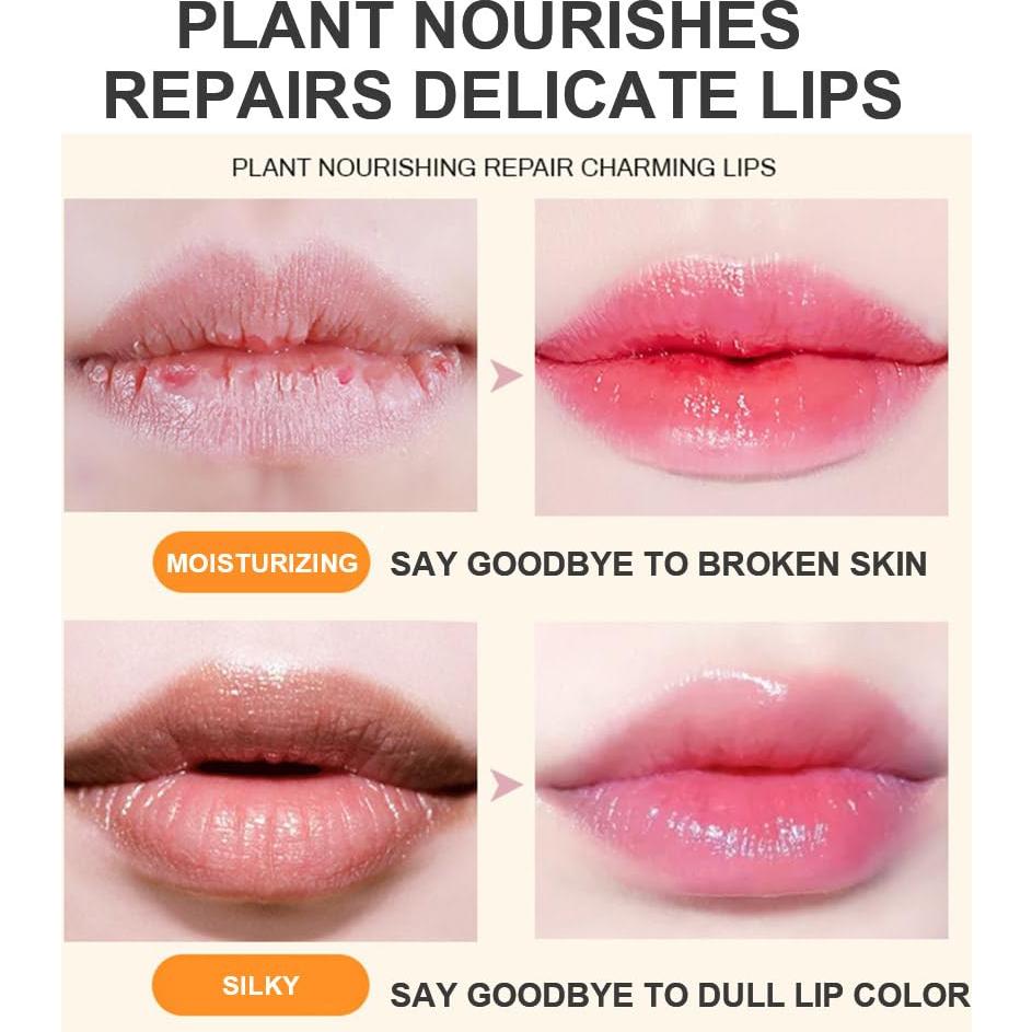 Set 2 Barras de Labios Hidratantes BINGBRUSH Rosa y Roja