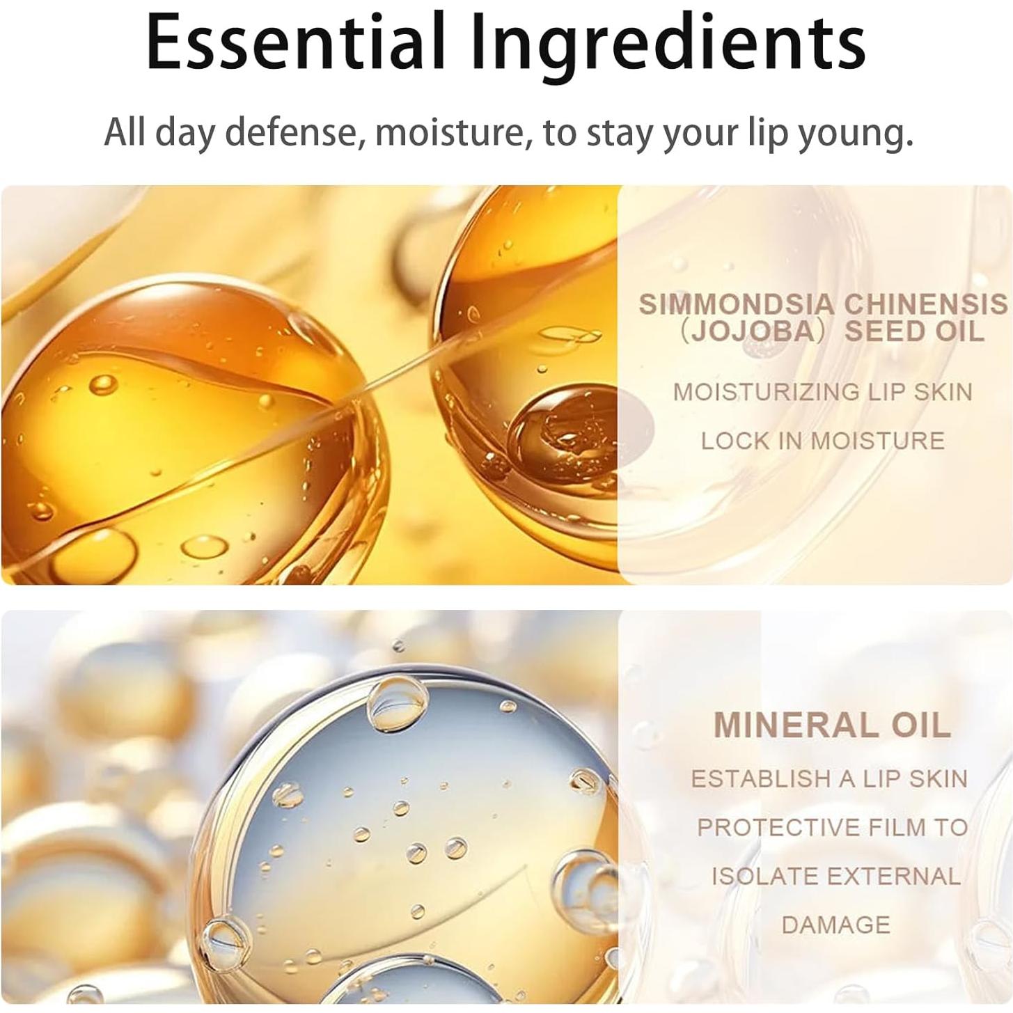 Set de 6 Balsamos Labiales Frutales Gireatick Hidratantes