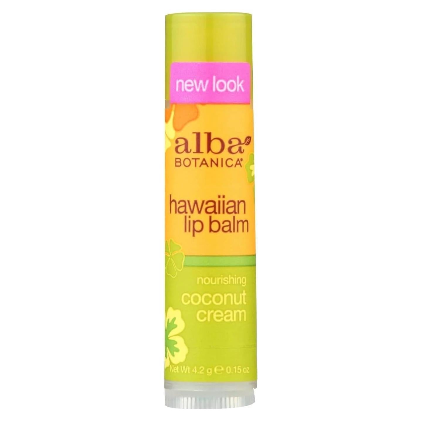 Bálsamo Labial Alba Botanica Crema de Coco 6.6cm
