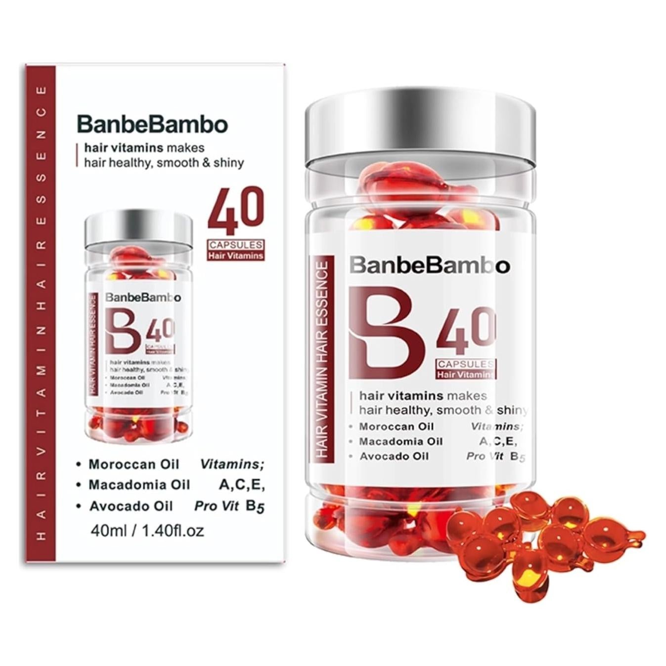 Suero Acondicionador BanbeBambo 41.2 ml - Aceite Argán y Aguacate