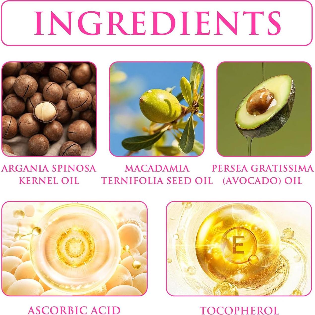 Cápsulas de Aceite para Cabello HuaQing 80 Pcs - Hidratante