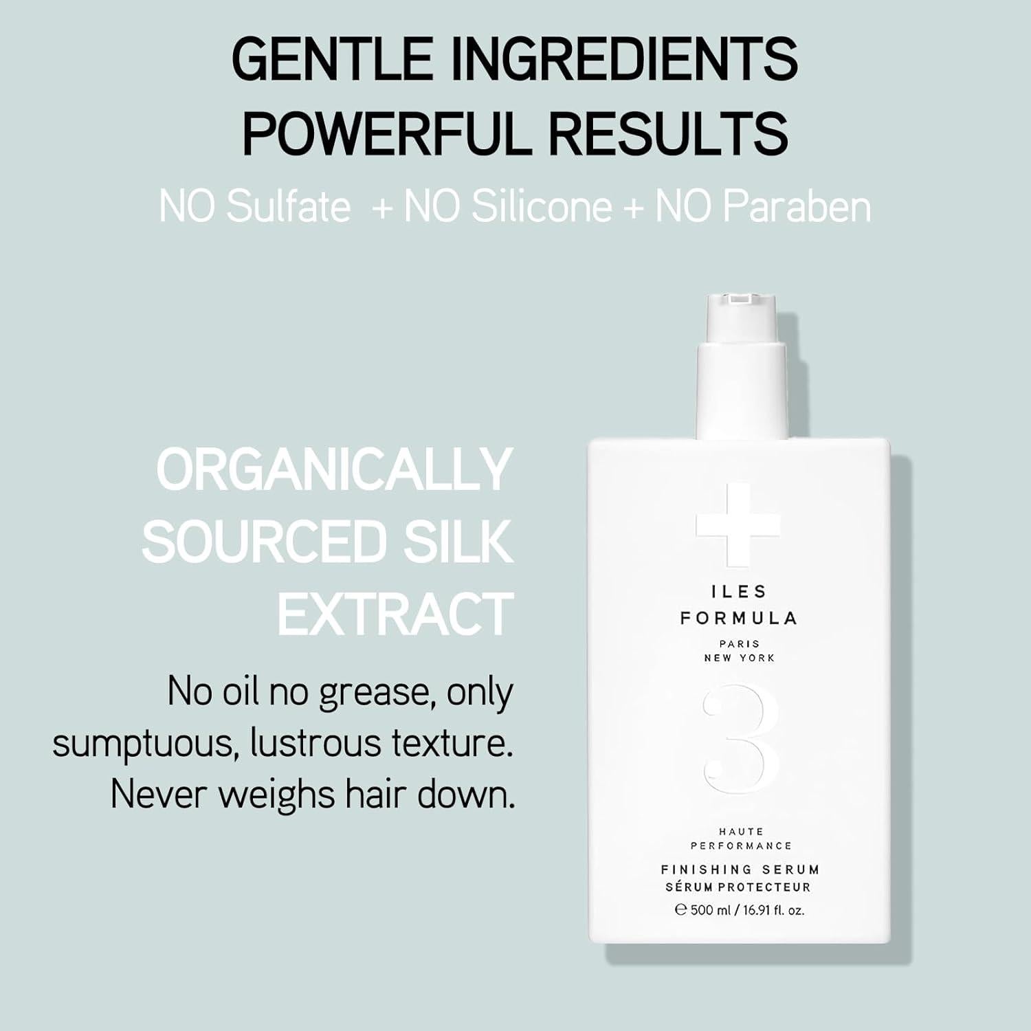 Suero Finalizador Iles Formula 500 ML - Protección Calor UV Anti-Frizz