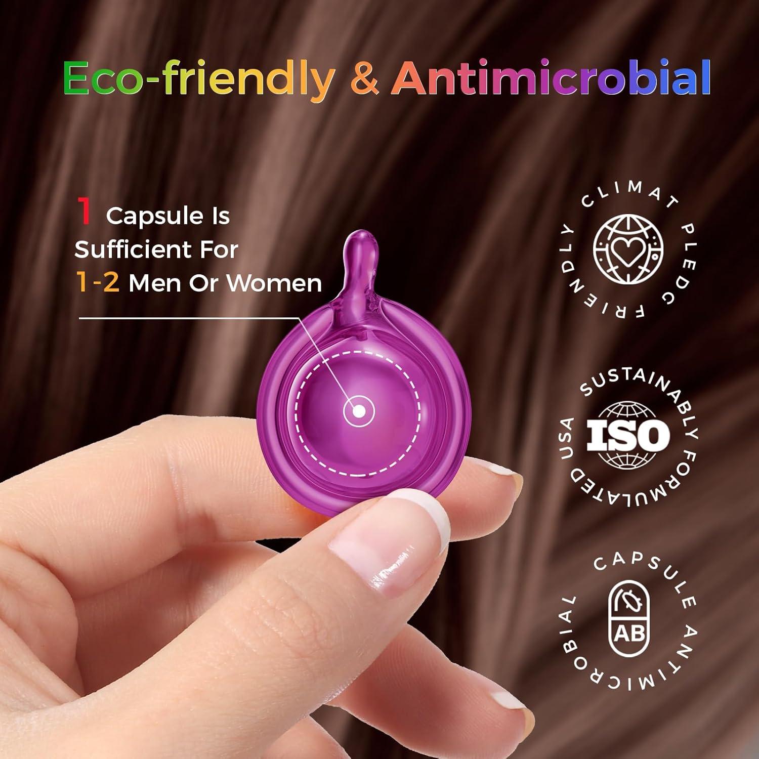 OUKEYA Suero Tratamiento Cabello Frizado 7 Colores Vitaminas