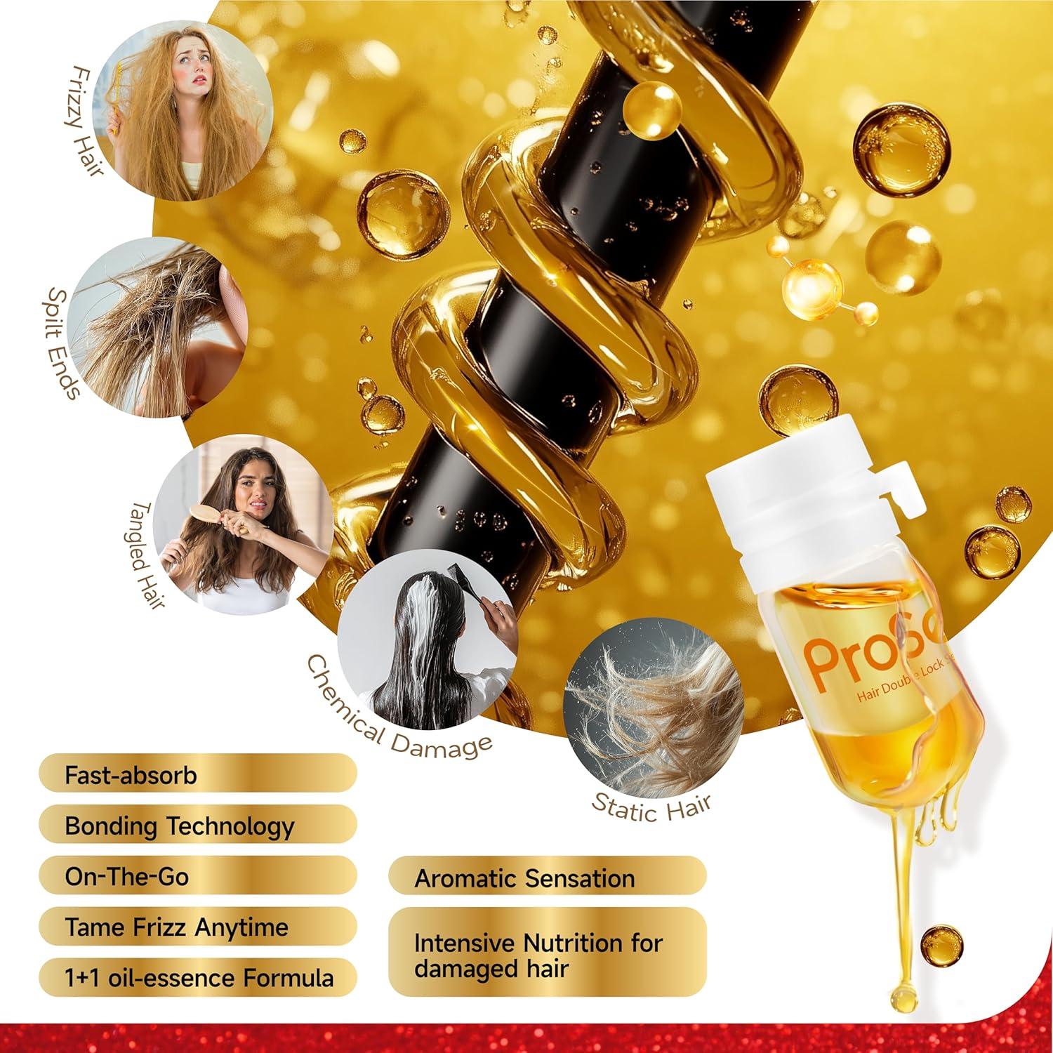 Vitaminas para el Cabello Proseed 3-en-1 - Aceite, Suero y Perfume