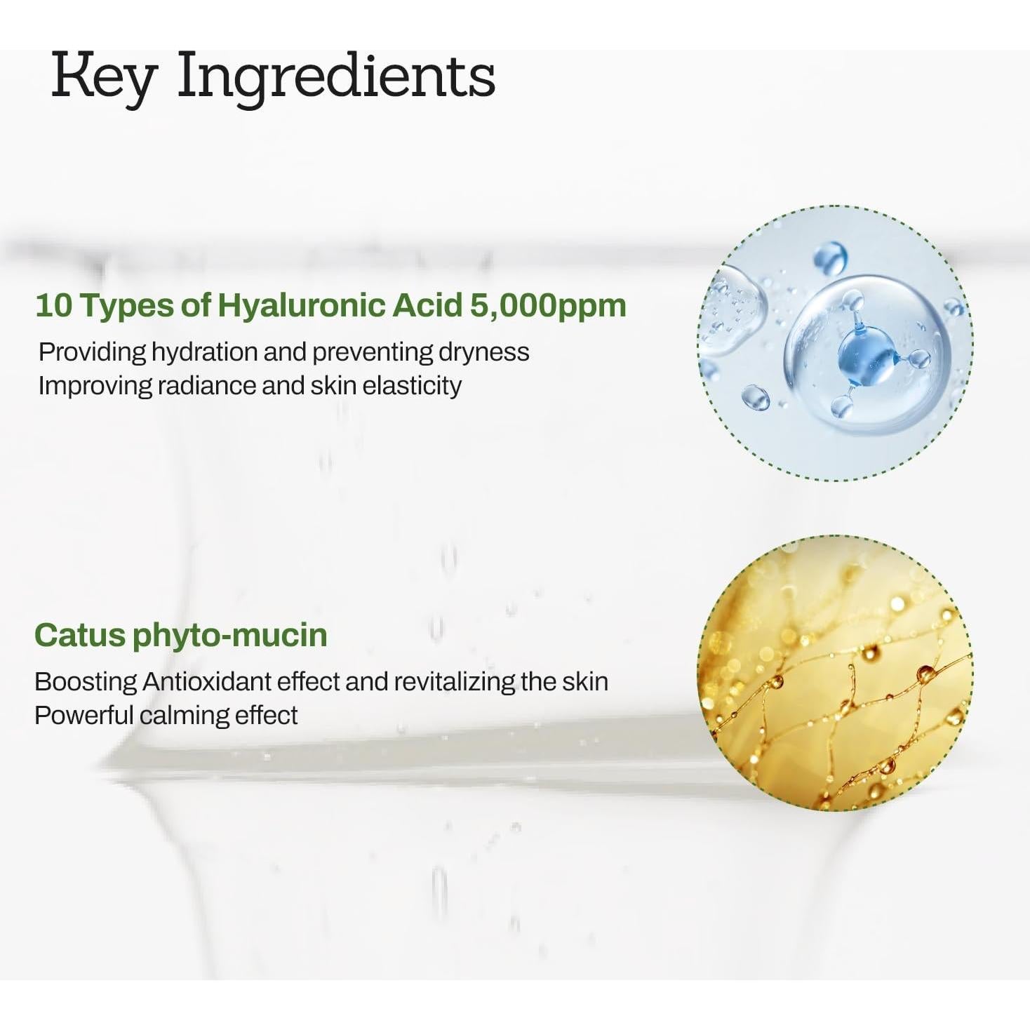 Suero Hialurónico de Mucina de Cactus 30 ml - Hidratante Vegano