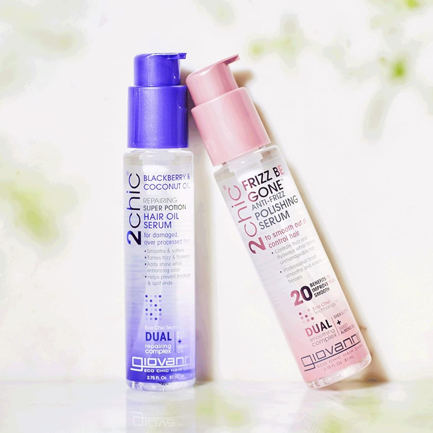 Suero Pulidor Anti-Frizz GIOVANNI 2chic 81.65 ml - Natural