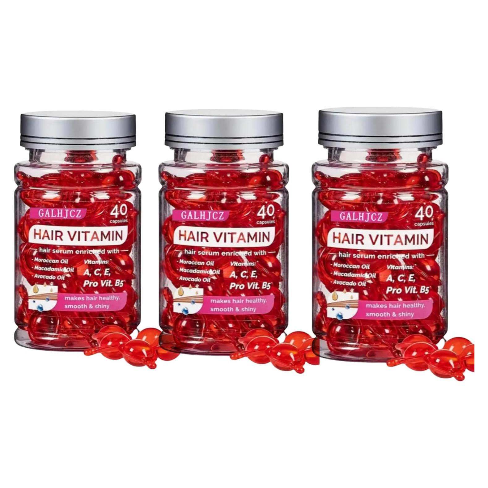 Suero Tratamiento Cabello Sin Enjuague GALHJCZ 120 Cápsulas