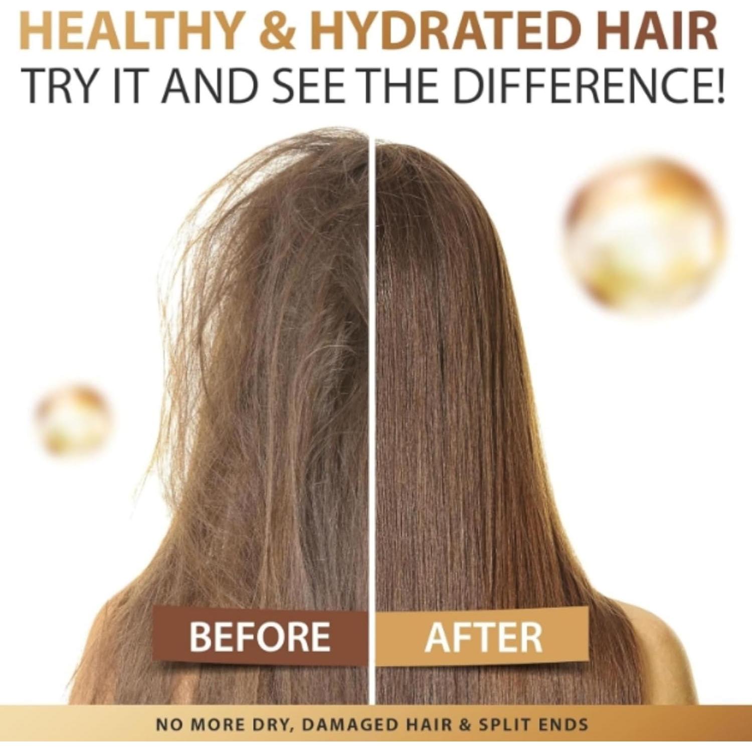 Suero Tratamiento Cabello Sin Enjuague GALHJCZ 120 Cápsulas