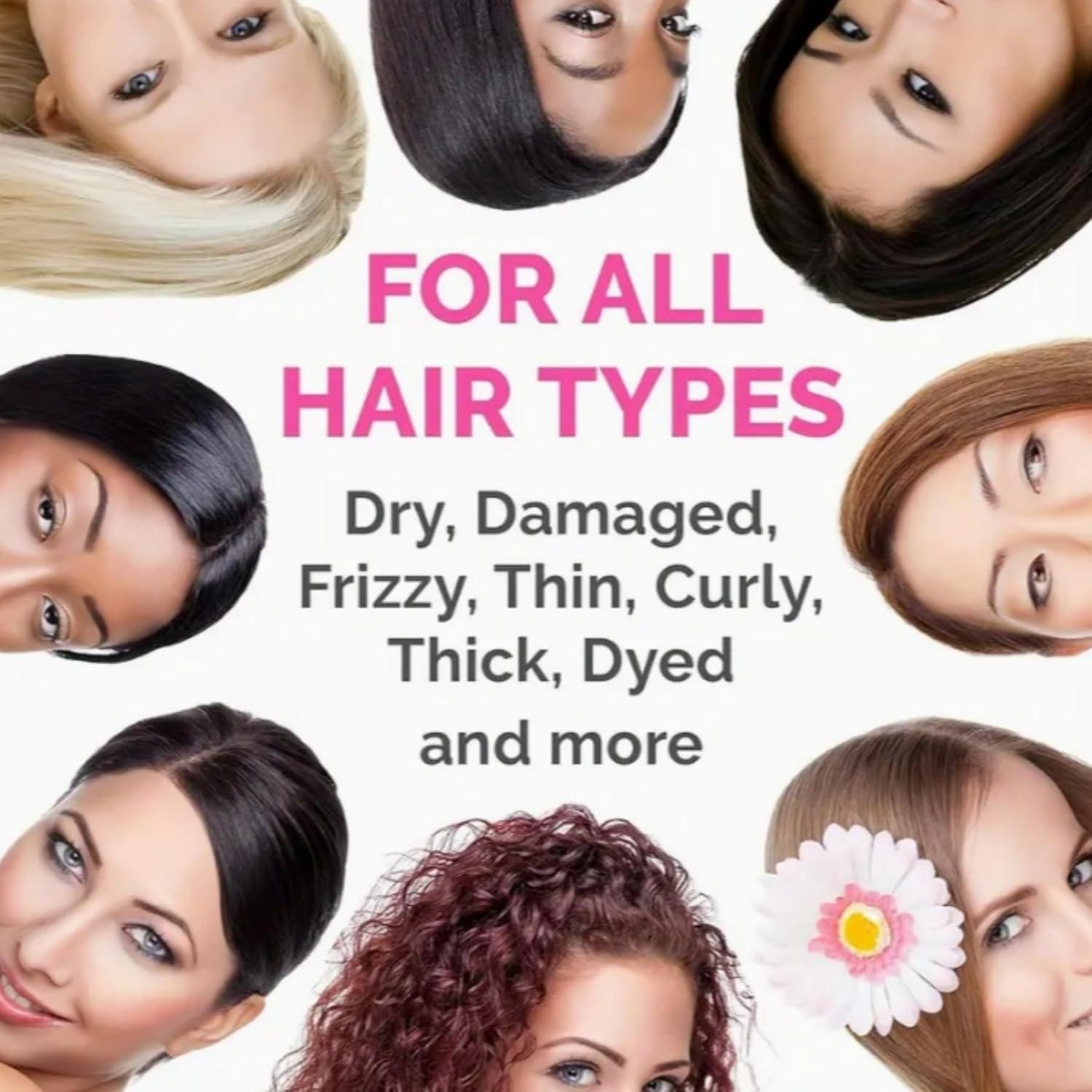 Suero Tratamiento Cabello Sin Enjuague GALHJCZ 120 Cápsulas