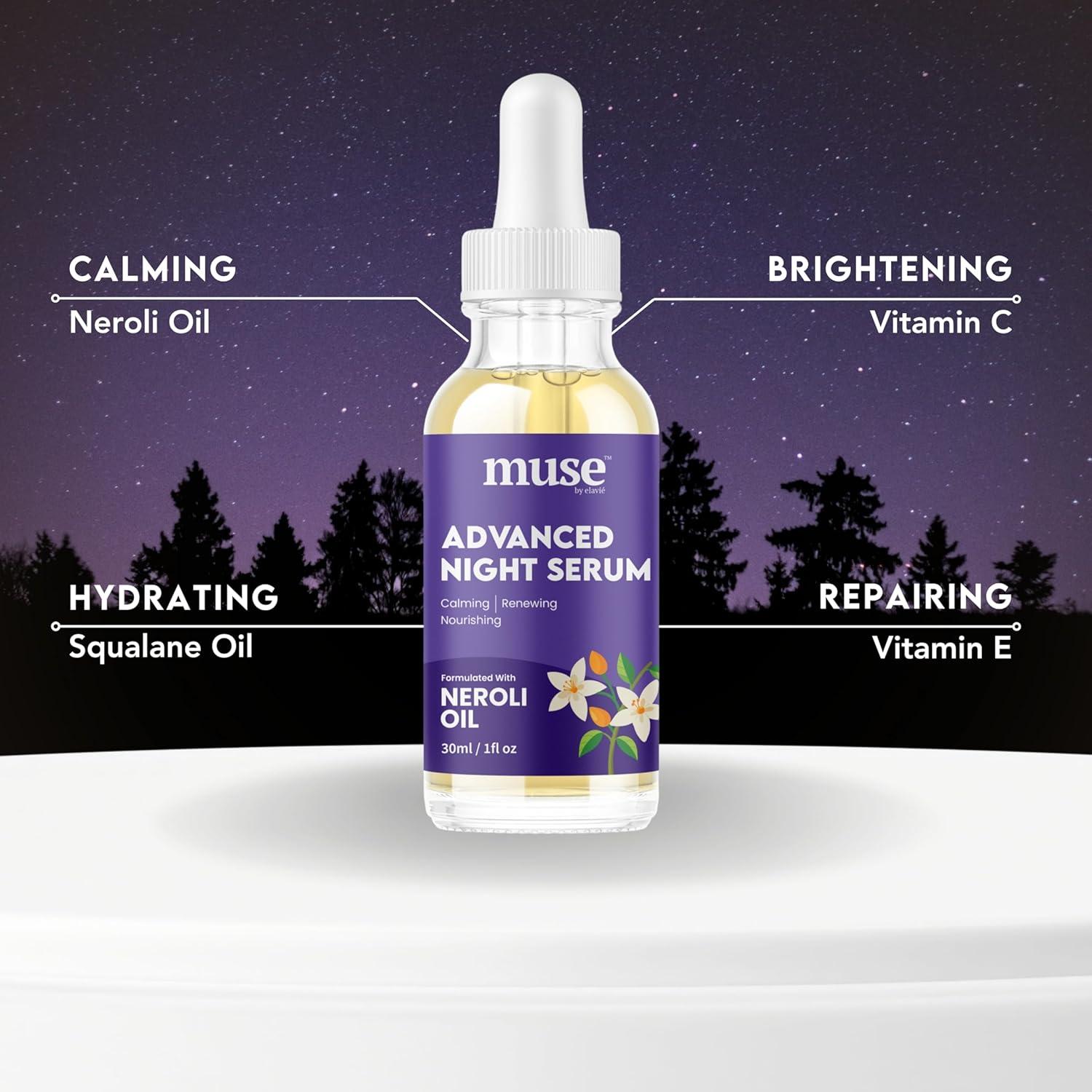 Suero Nocturno Avanzado Elavié 28.35 ml - Hidratación Profunda