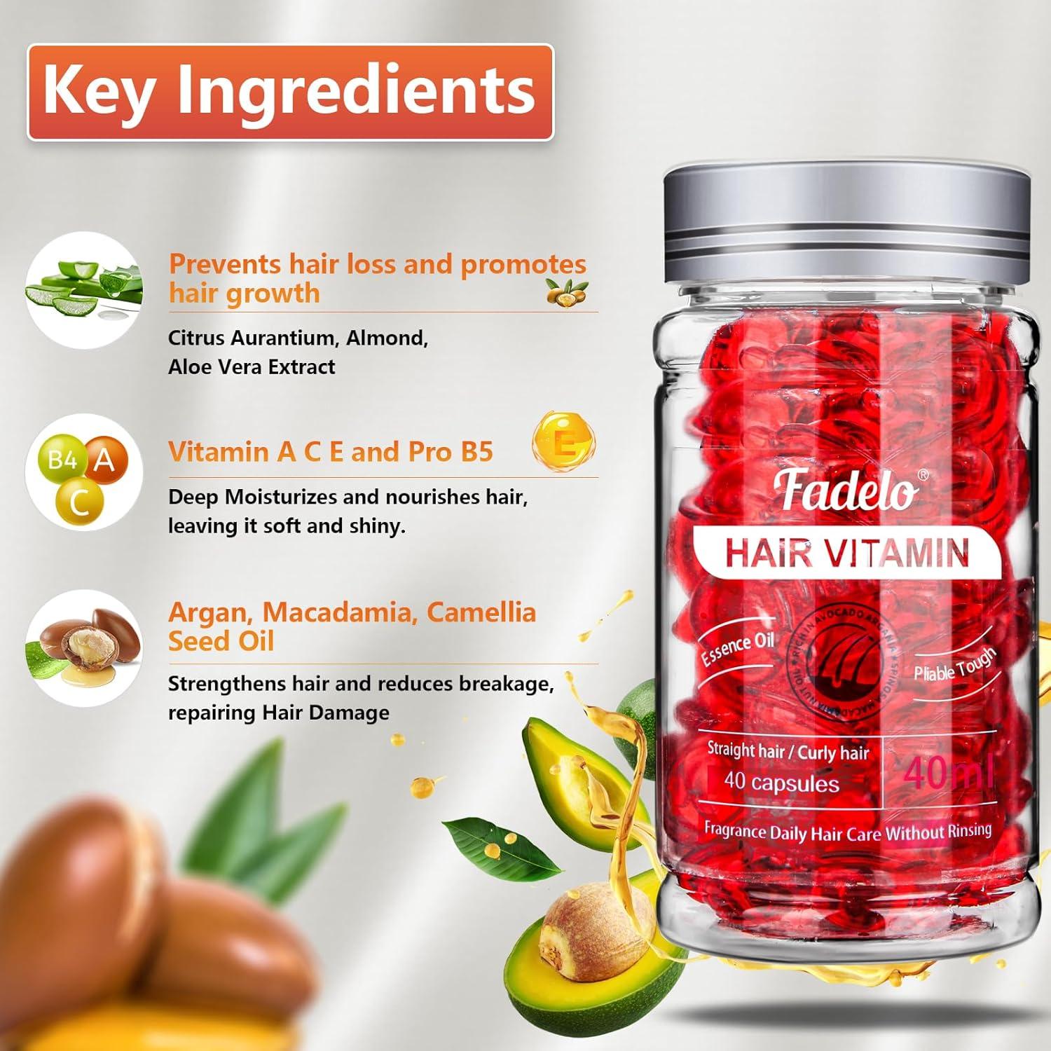 Cápsulas de Aceite Fadelo para Cabello Frizz y Seco 118 ml