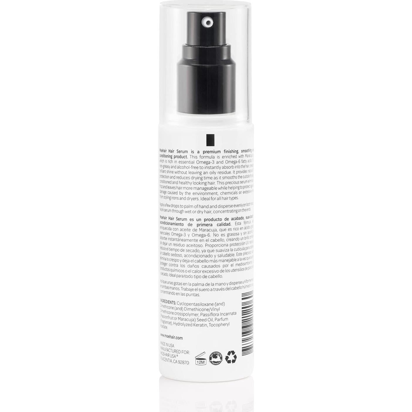 Suero Antifrizz Moehair 100 ml - Controla Daños y Brillo