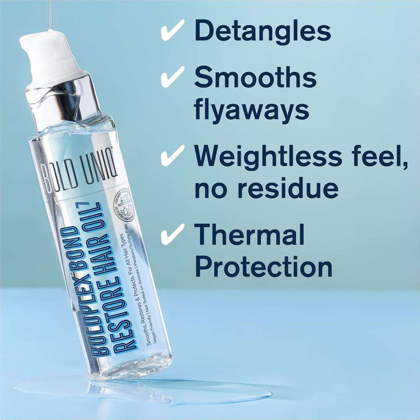 Aceite para el Cabello Boldplex 7 - 100 ml, Nutre y Suaviza