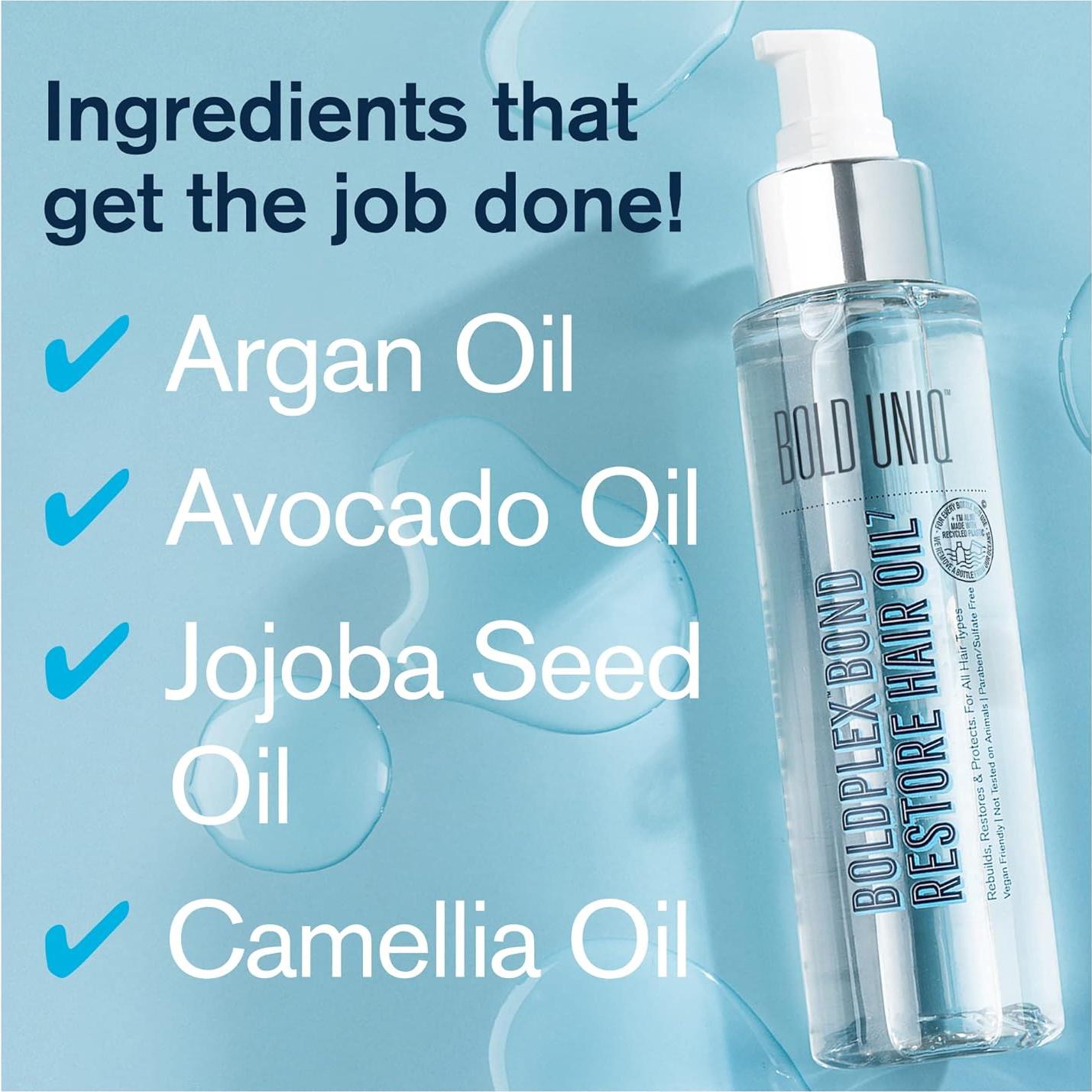 Aceite para el Cabello Boldplex 7 - 100 ml, Nutre y Suaviza