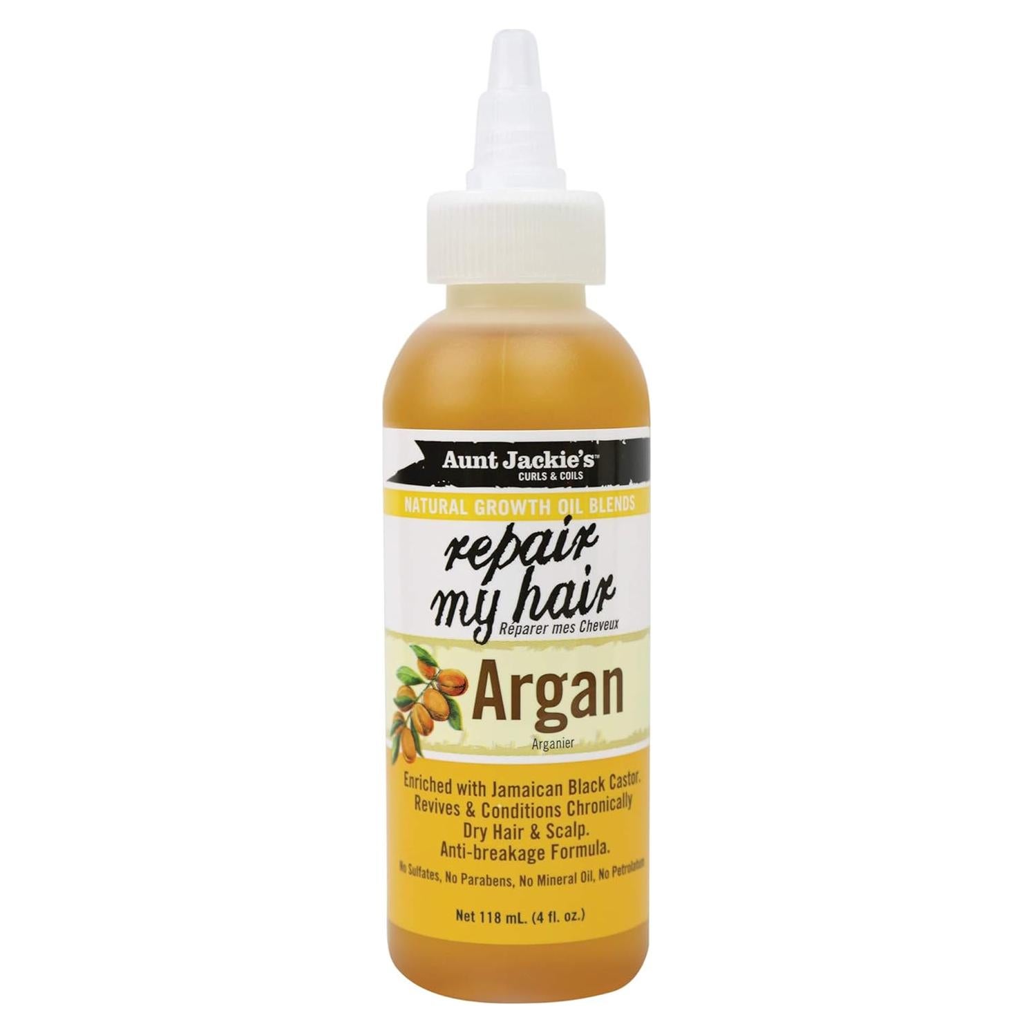 Aceite de Crecimiento Natural Aunt Jackie's 113 g - Argan