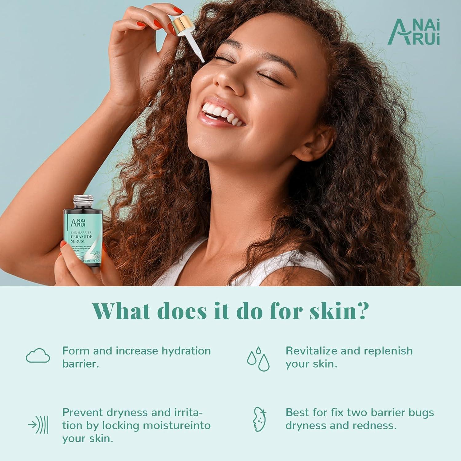 Kit de Masaje Facial ANAI RUI SPA - 3 Mascarillas y Suero