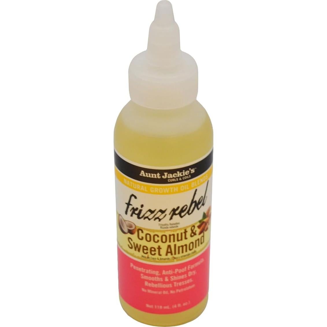 Aceite Natural Anti-Frizz Aunt Jackie 113.4 g - Coco y Almendra