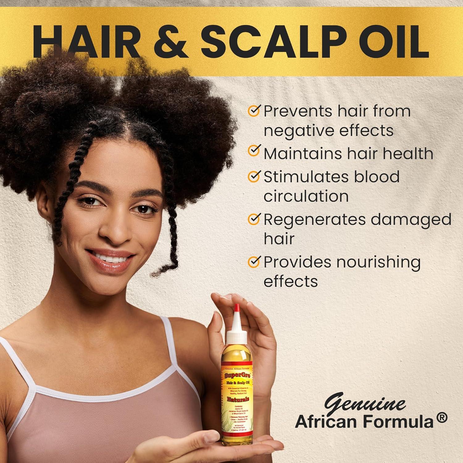 Aceite para Cabello y Cuero Cabelludo Fórmula Africana 118 ml