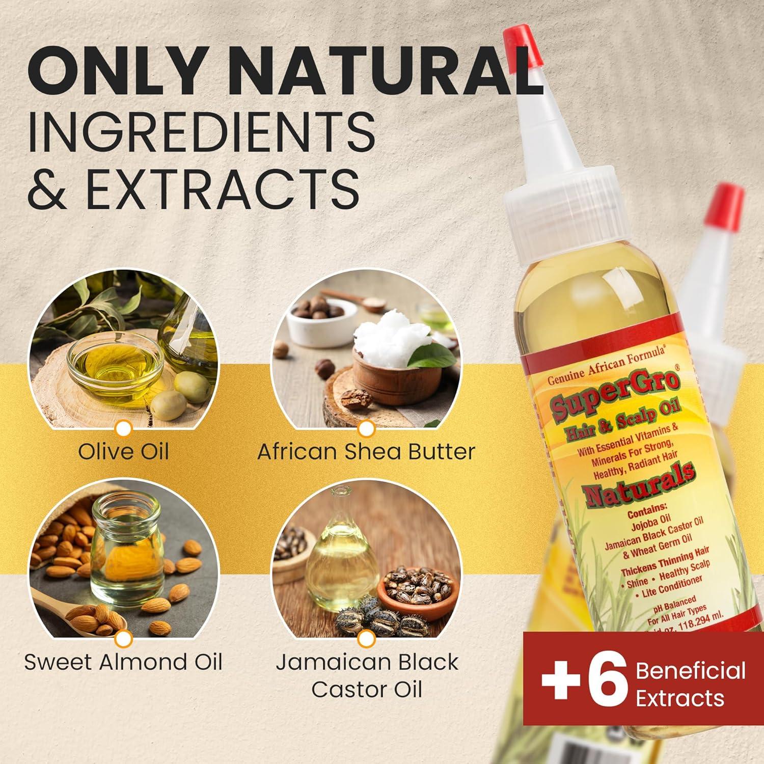 Aceite para Cabello y Cuero Cabelludo Fórmula Africana 118 ml