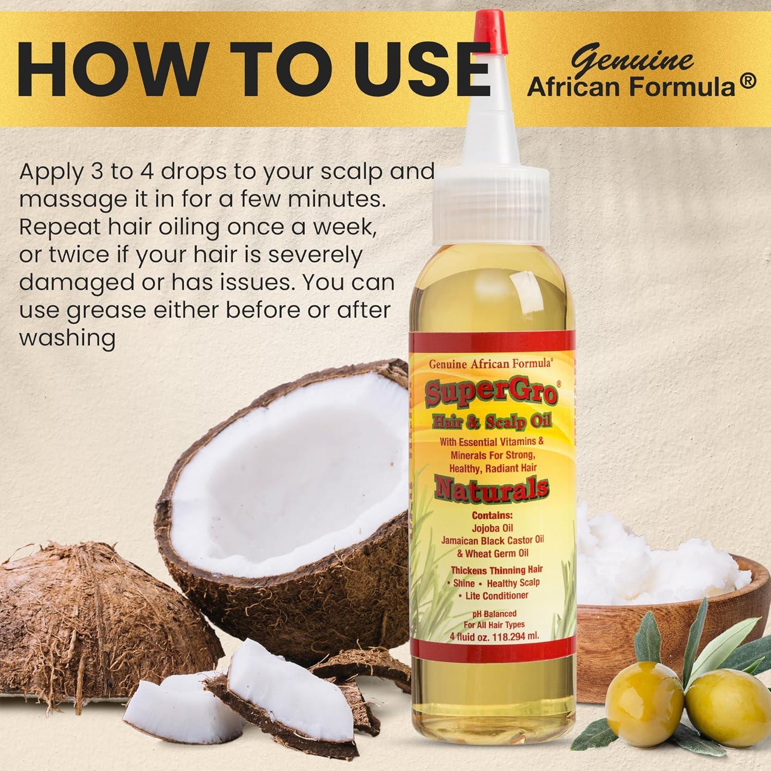 Aceite para Cabello y Cuero Cabelludo Fórmula Africana 118 ml