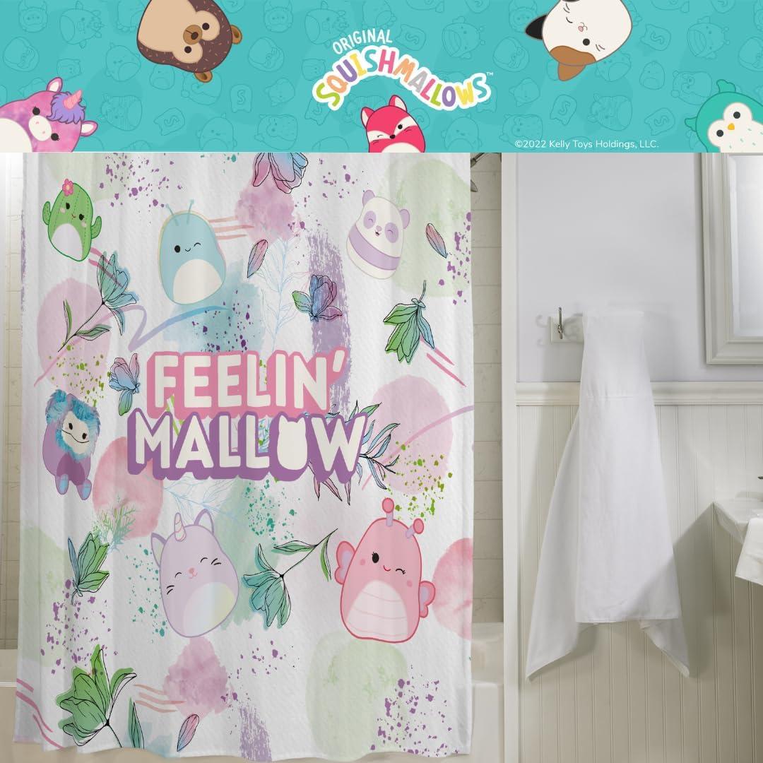 Cortina de Ducha Franco Squishmallows 72x72 Microfibra