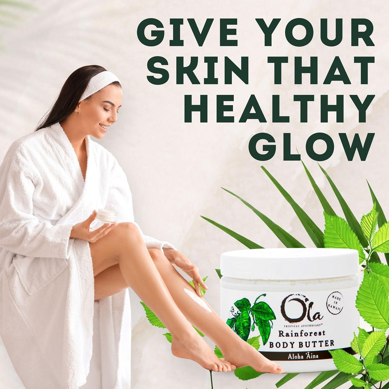 Manteca Corporal Ola Rainforest - Hidratante con Aceite de Coco 59.4g