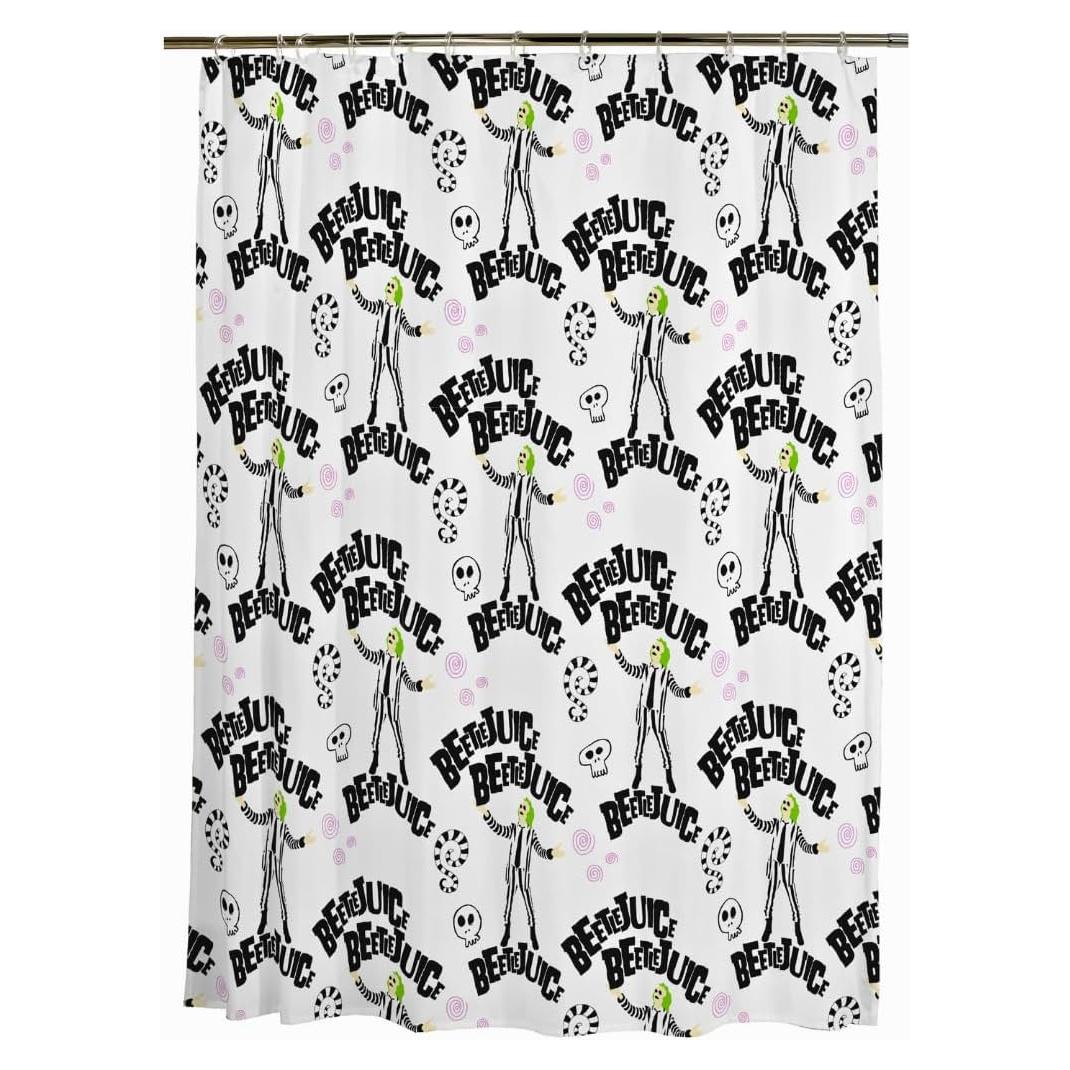 Cortina de Ducha Microfibra Beetlejuice Franco 70x72 cm