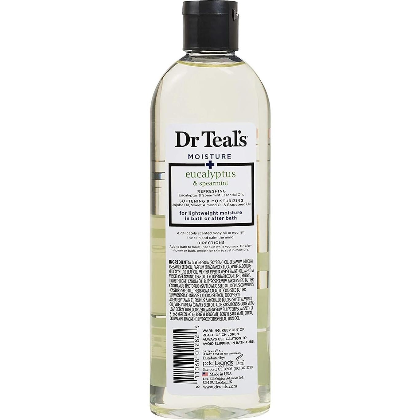 Juego de Regalo Aceite de Baño Dr. Teals - Eucalipto, Coco y Karité