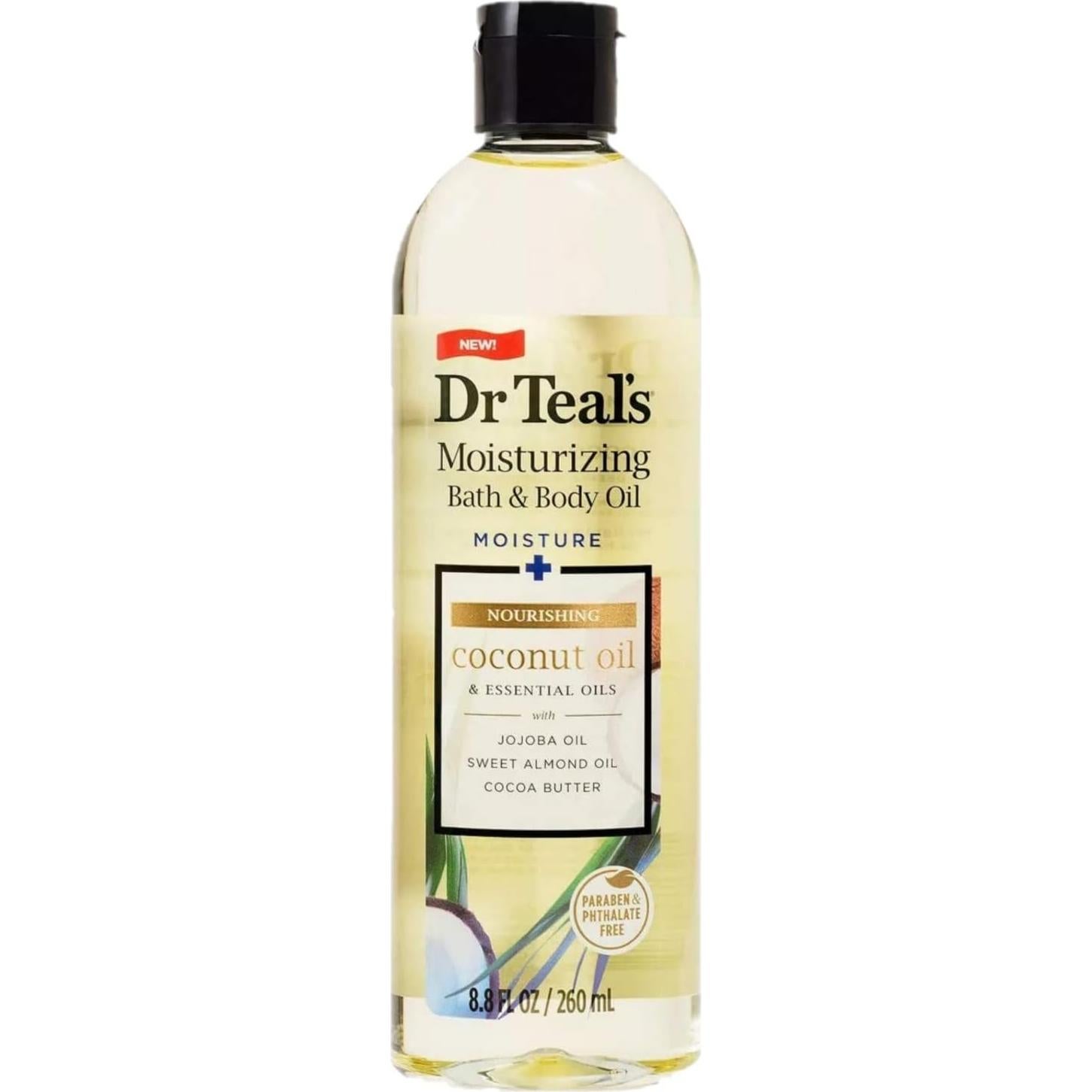 Juego de Regalo Aceite de Baño Dr. Teals - Eucalipto, Coco y Karité