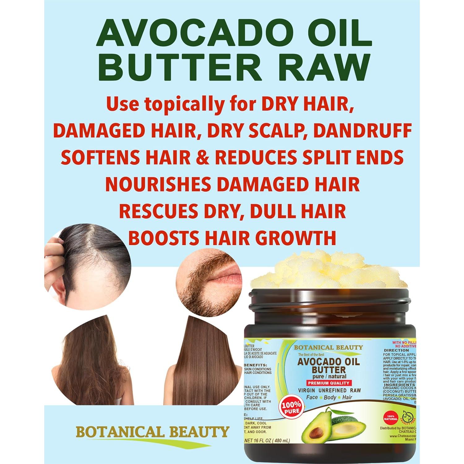 Mantequilla de Aceite de Aguacate 236.6 ml Belleza Botánica