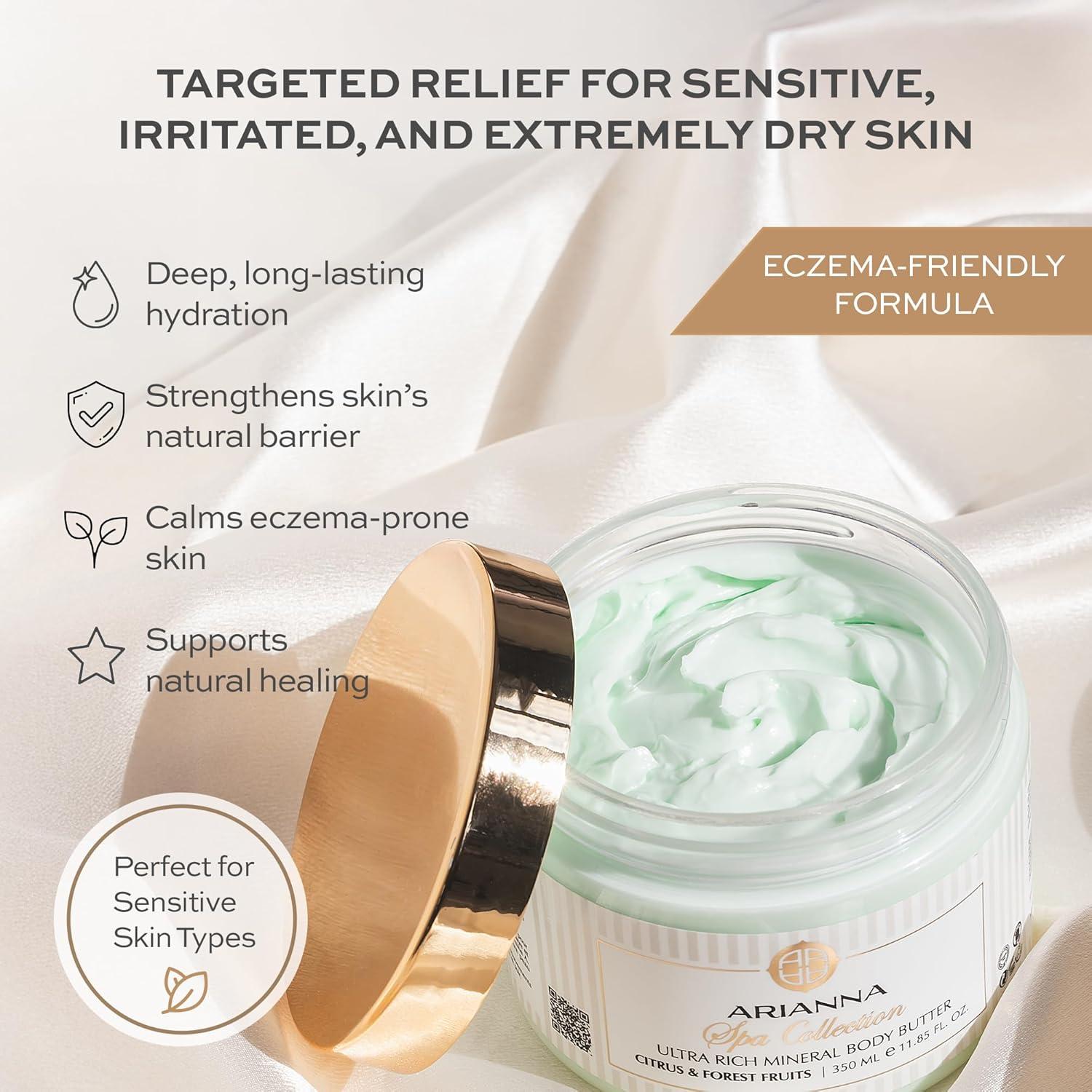 Manteca Corporal Mineral Vegana Arianna 311g Manzanilla y Lavanda