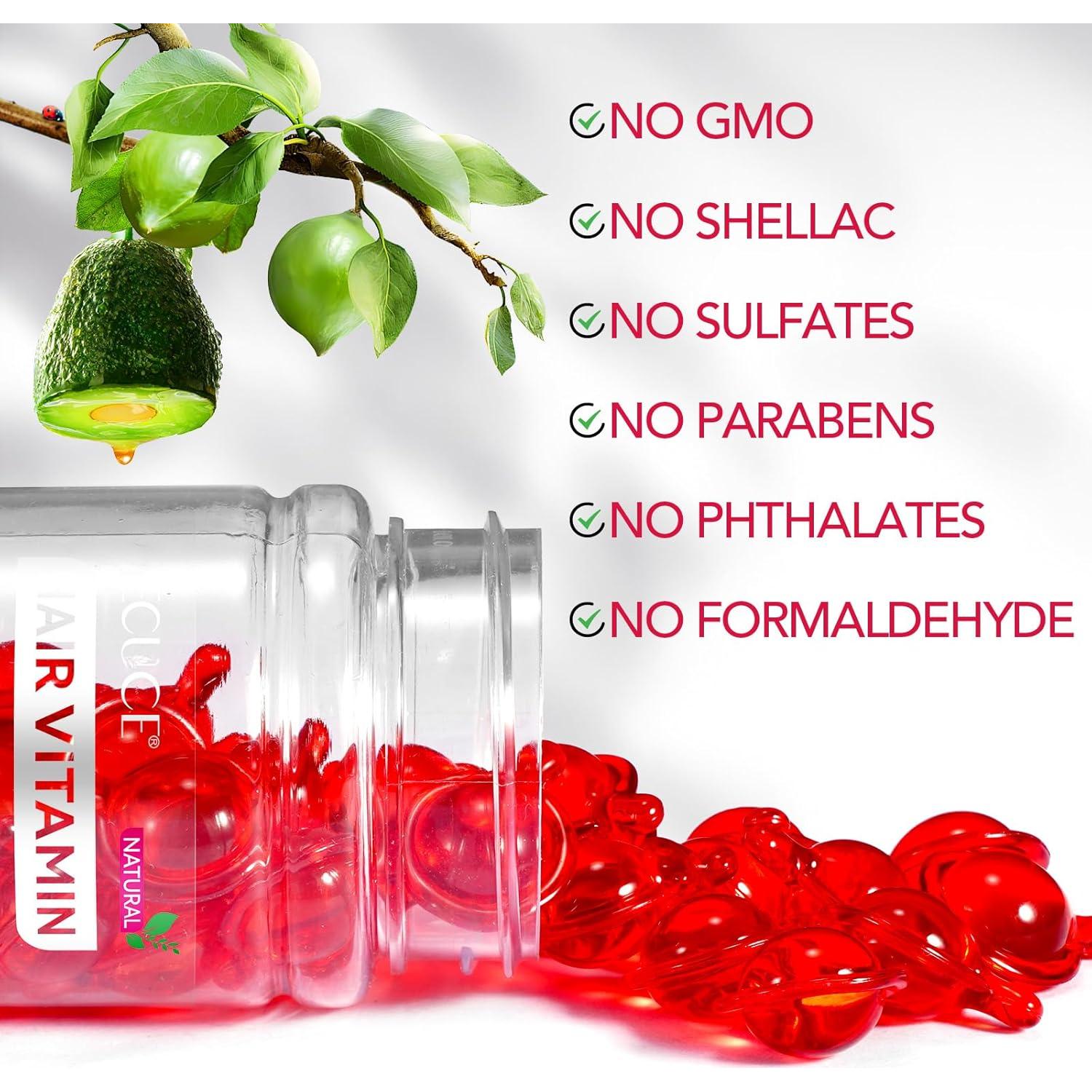 Suero de Vitamina para el Cabello J&H - 40 Cápsulas Hidratantes