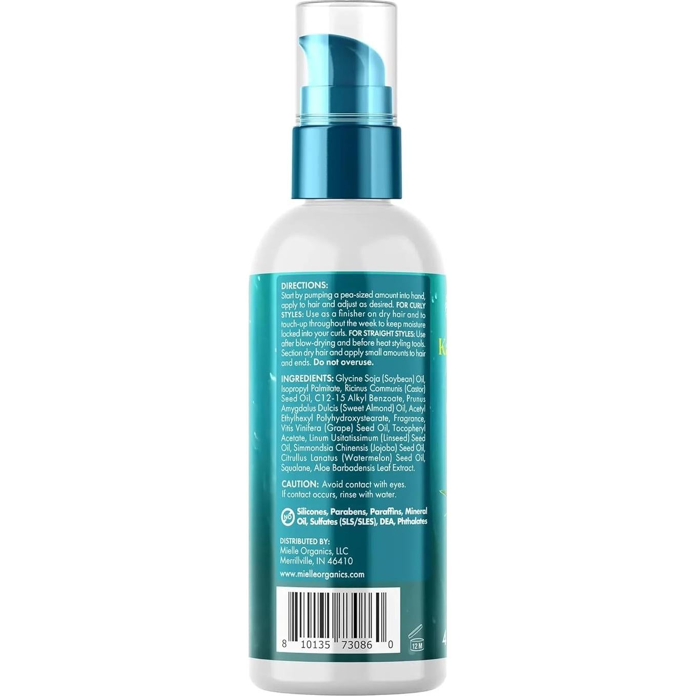 Aceite Capilar Ligero Mielle 118 ml - Hidratante Melón Kalahari y Aloe Vera