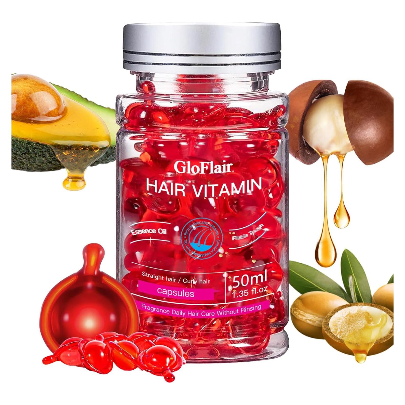 Suero Vitamínico para el Cabello Gloflair 50ml Aceite de Argán