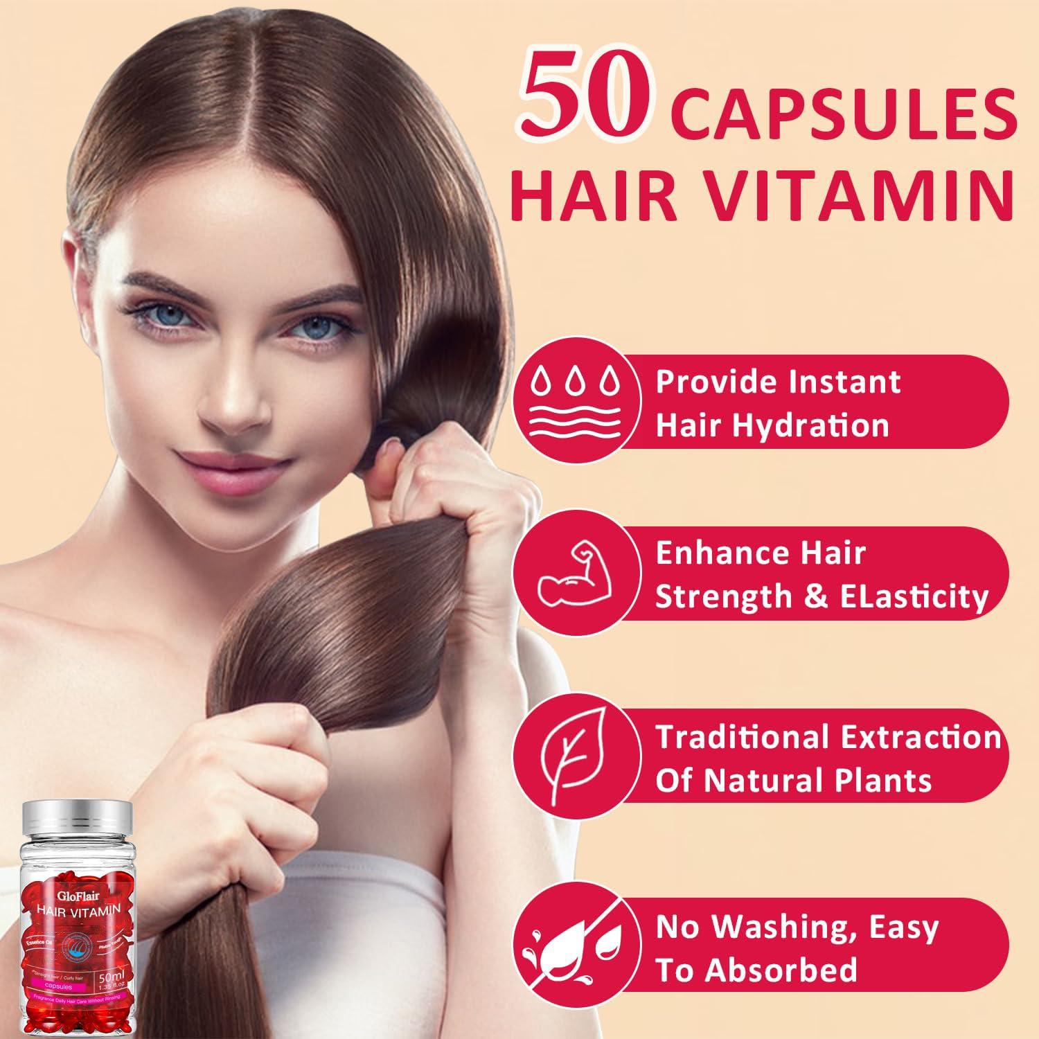 Suero Vitamínico para el Cabello Gloflair 50ml Aceite de Argán