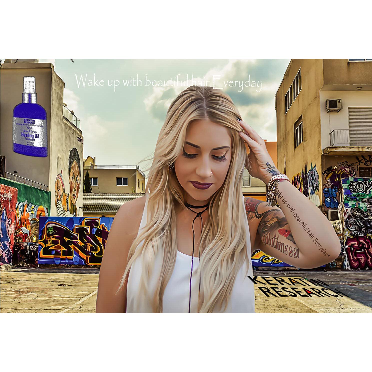 Sérum Reparador para Cabello Dañado Keratin Research 120ml