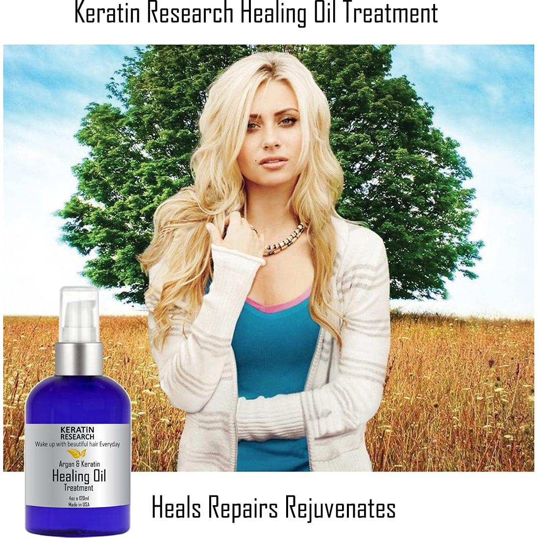 Sérum Reparador para Cabello Dañado Keratin Research 120ml
