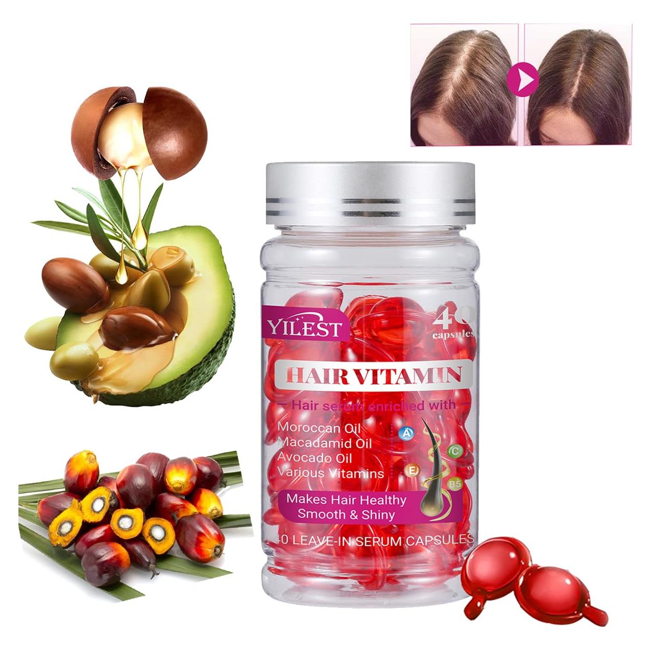 Suero Capilar Zgxhga 40 Cápsulas Acondicionadoras Anti Frizz