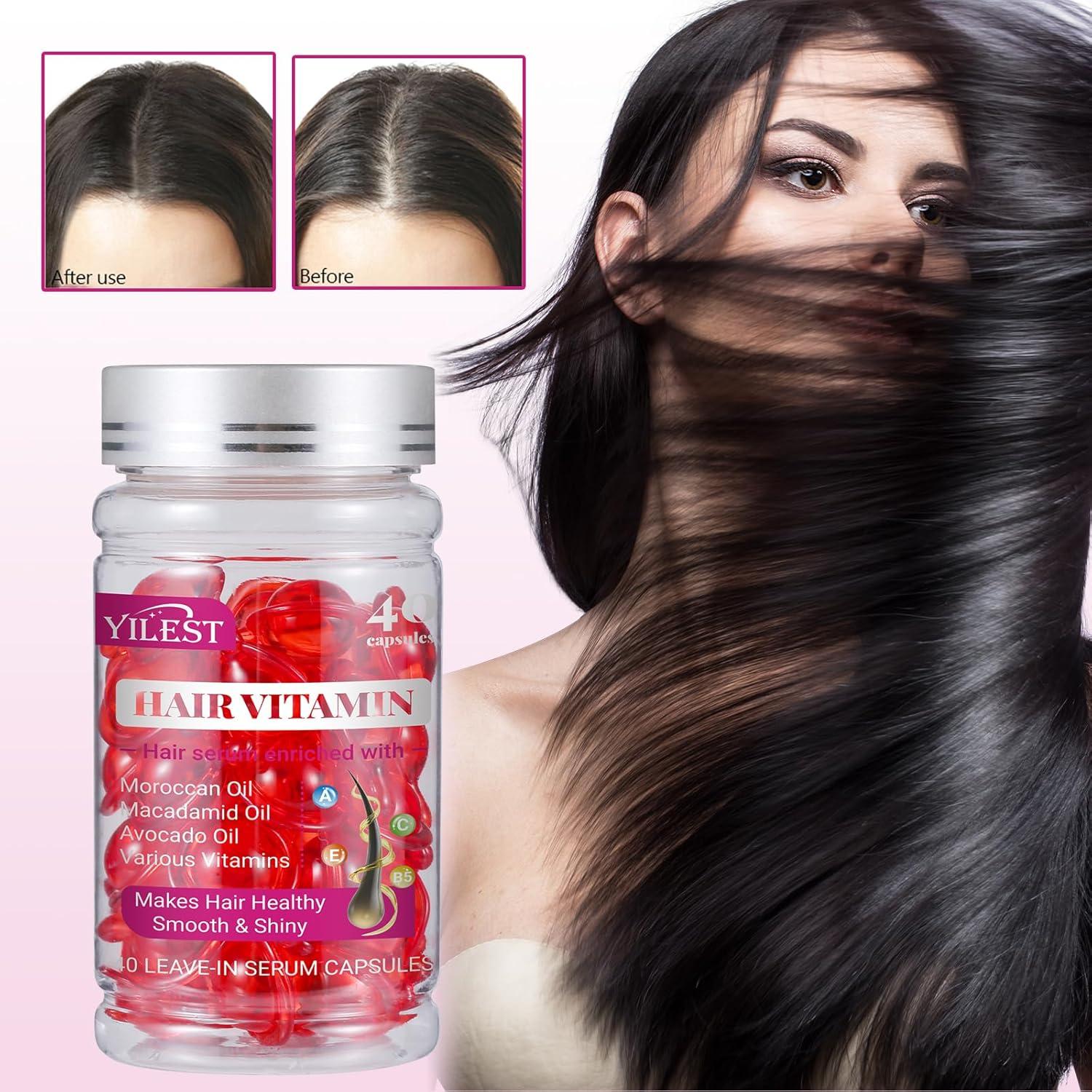 Suero Capilar Zgxhga 40 Cápsulas Acondicionadoras Anti Frizz