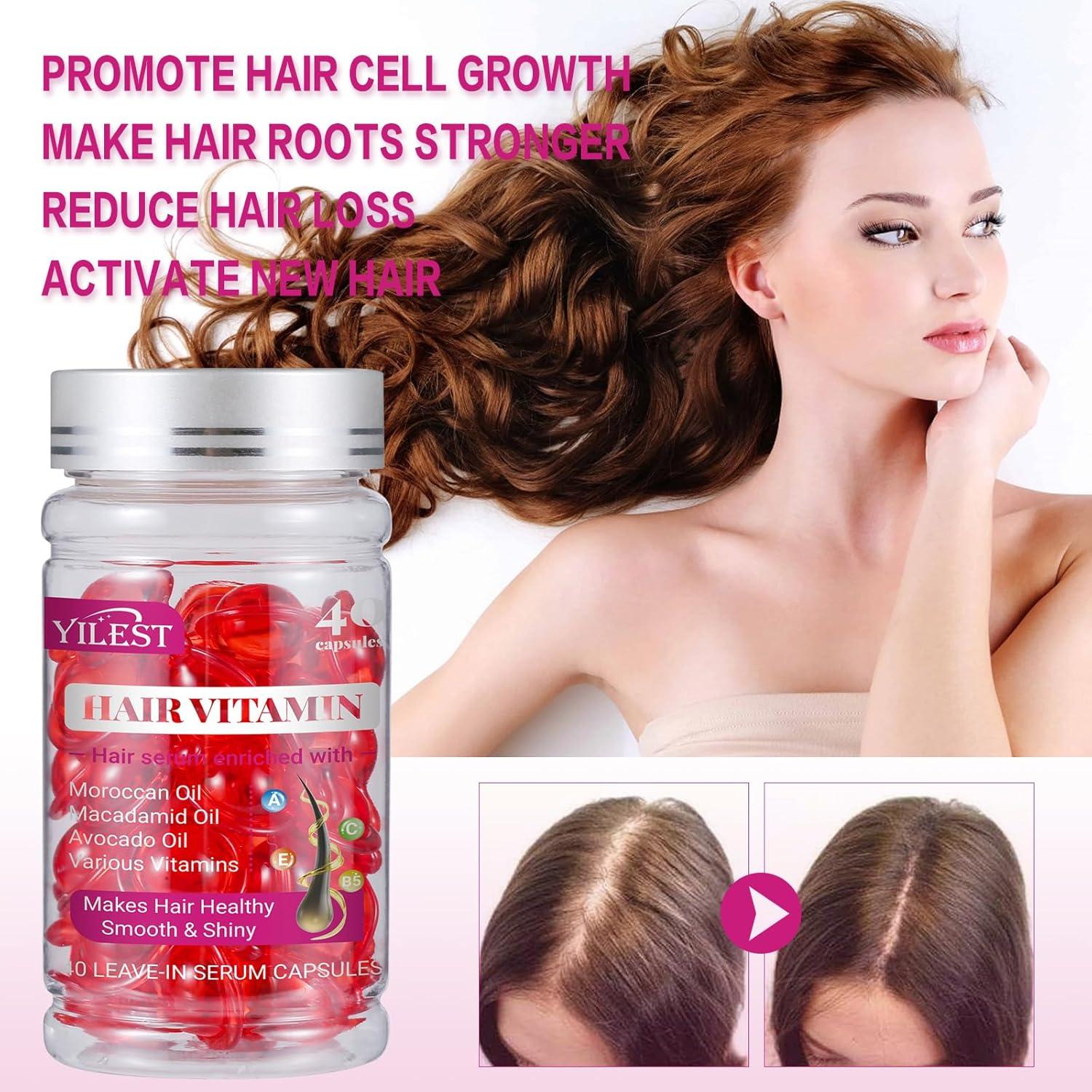 Suero Capilar Zgxhga 40 Cápsulas Acondicionadoras Anti Frizz