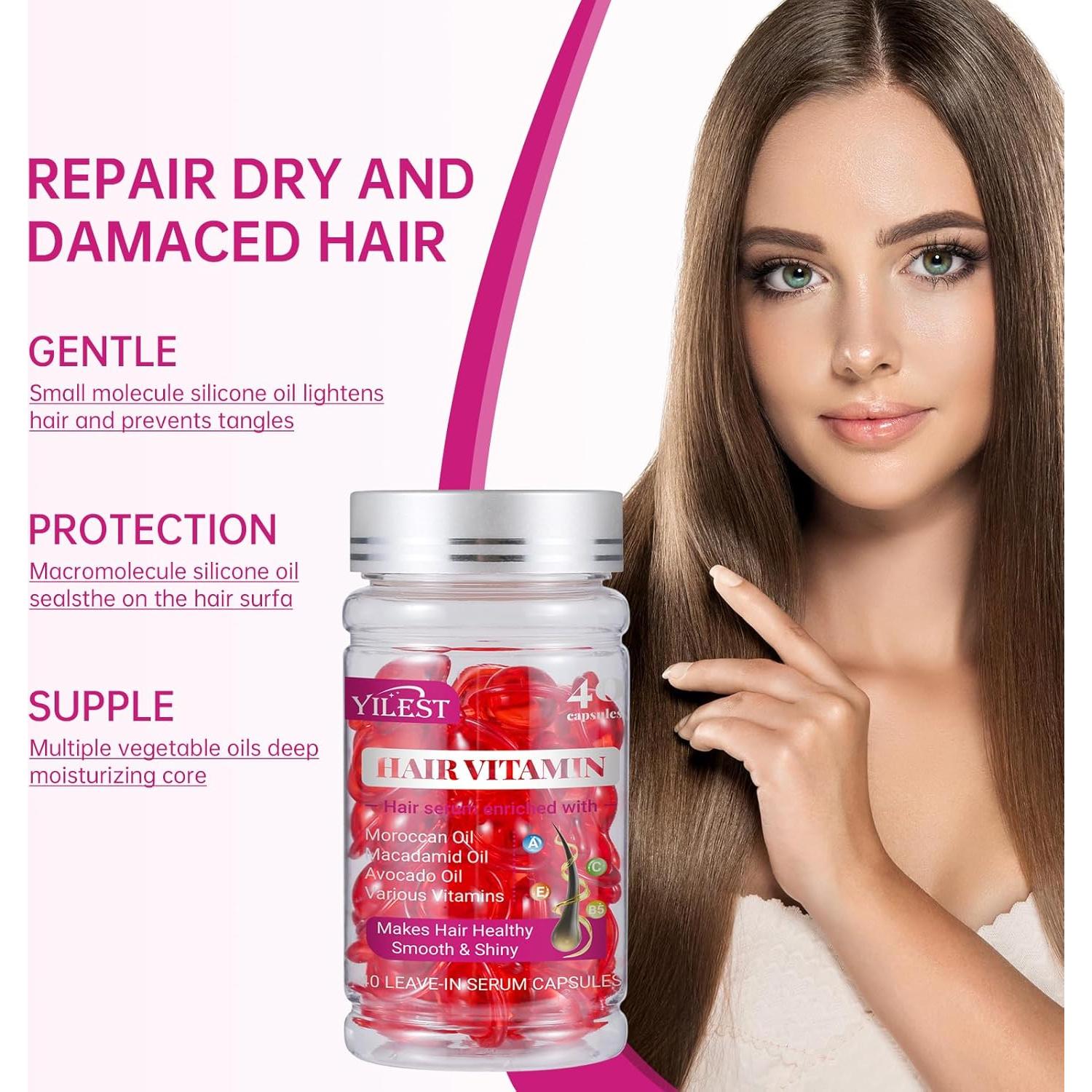 Suero Capilar Zgxhga 40 Cápsulas Acondicionadoras Anti Frizz