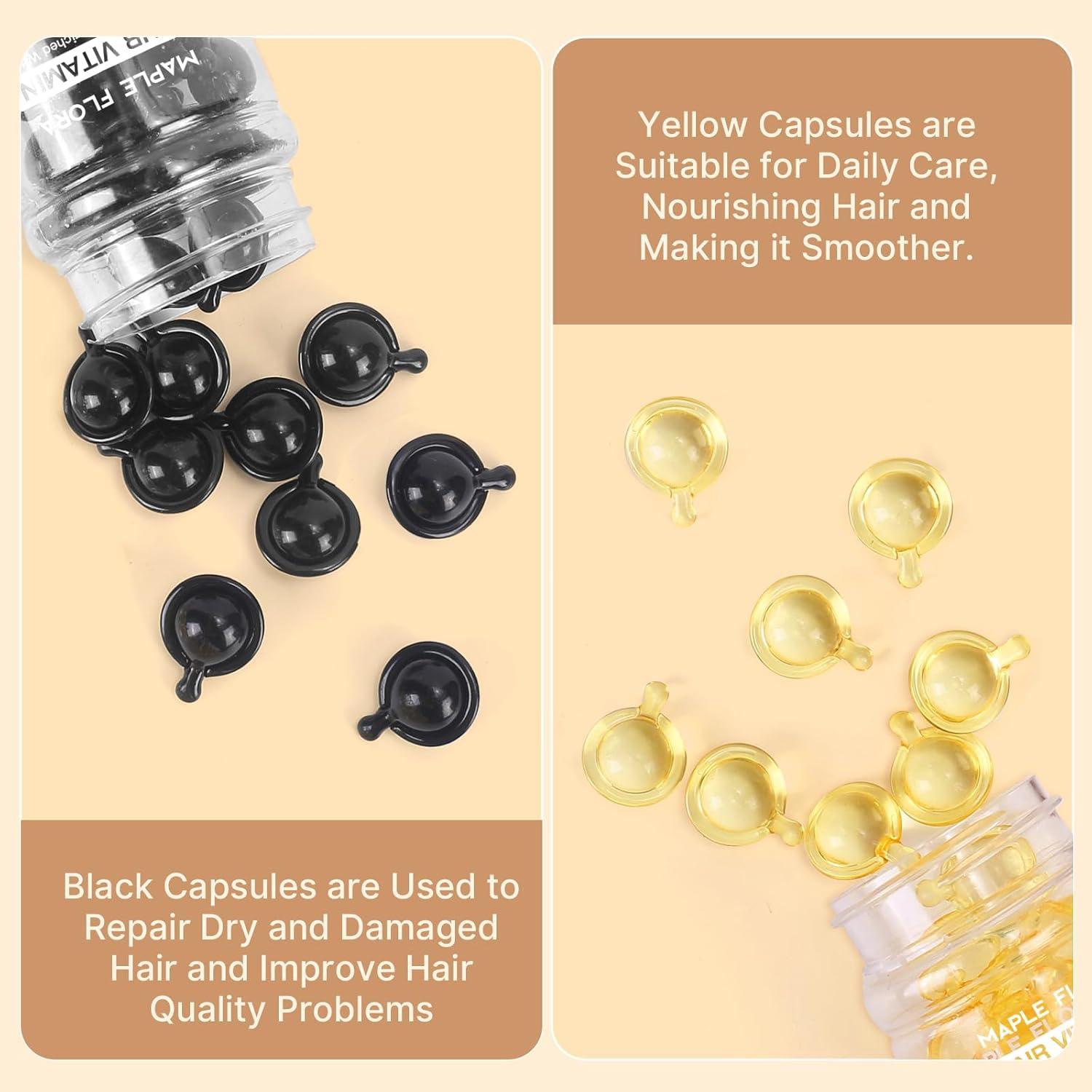 Cápsulas de Suero Capilar Maple Flora 80 pcs - Hidratación y Reparación