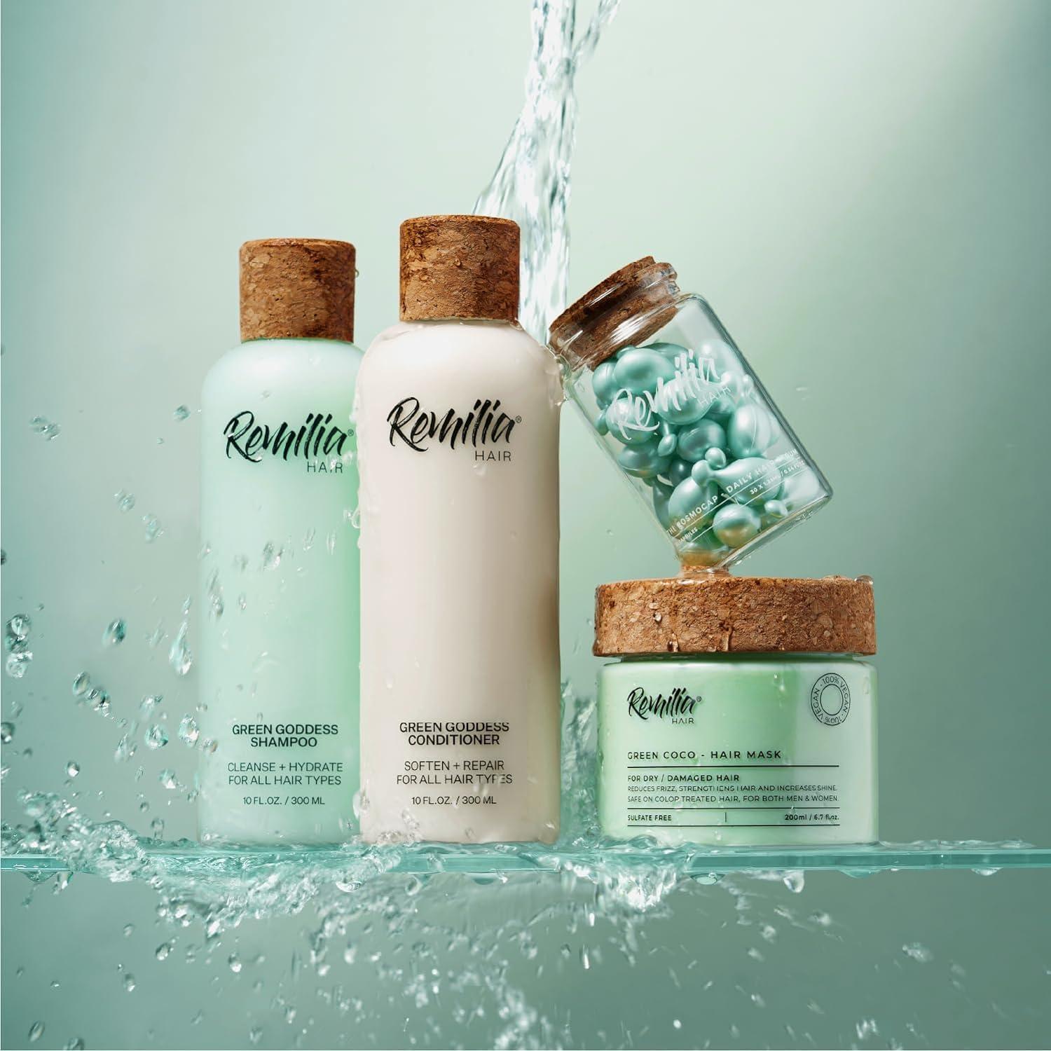 Set Champú y Acondicionador Remilia Green Goddess 2 x 250 ml