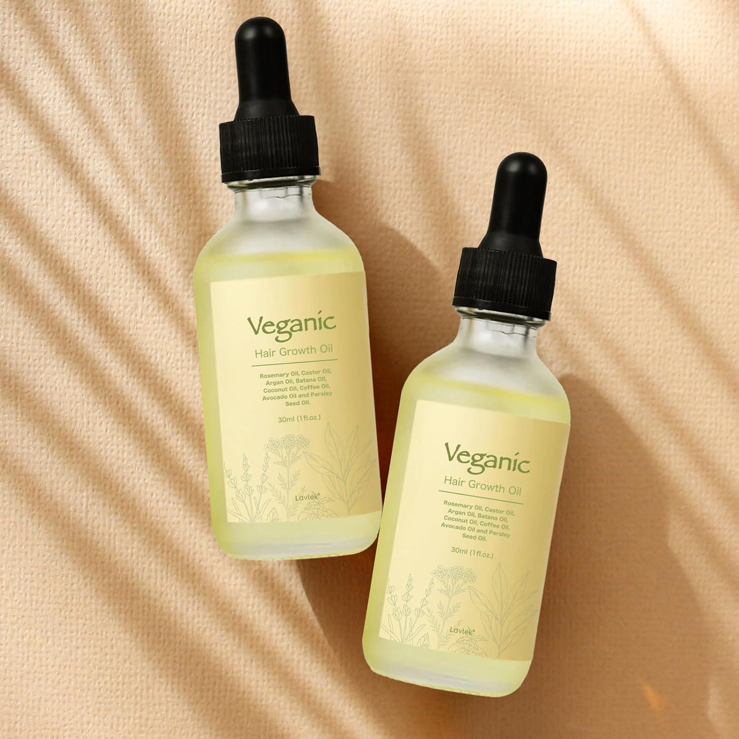 Aceite Natural Veganic para Crecimiento del Cabello 60ml