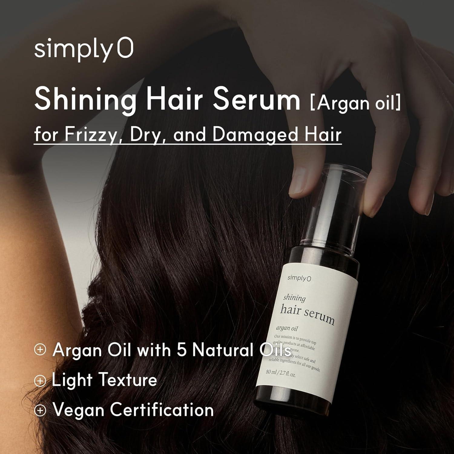 Suero Brillante para Cabello simplyO - Aceite de Argán 80 ml