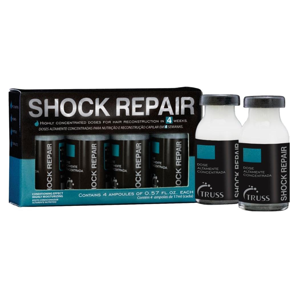 Suero Reparador TRUSS - Tratamiento Capilar 4 Ampollas 99g