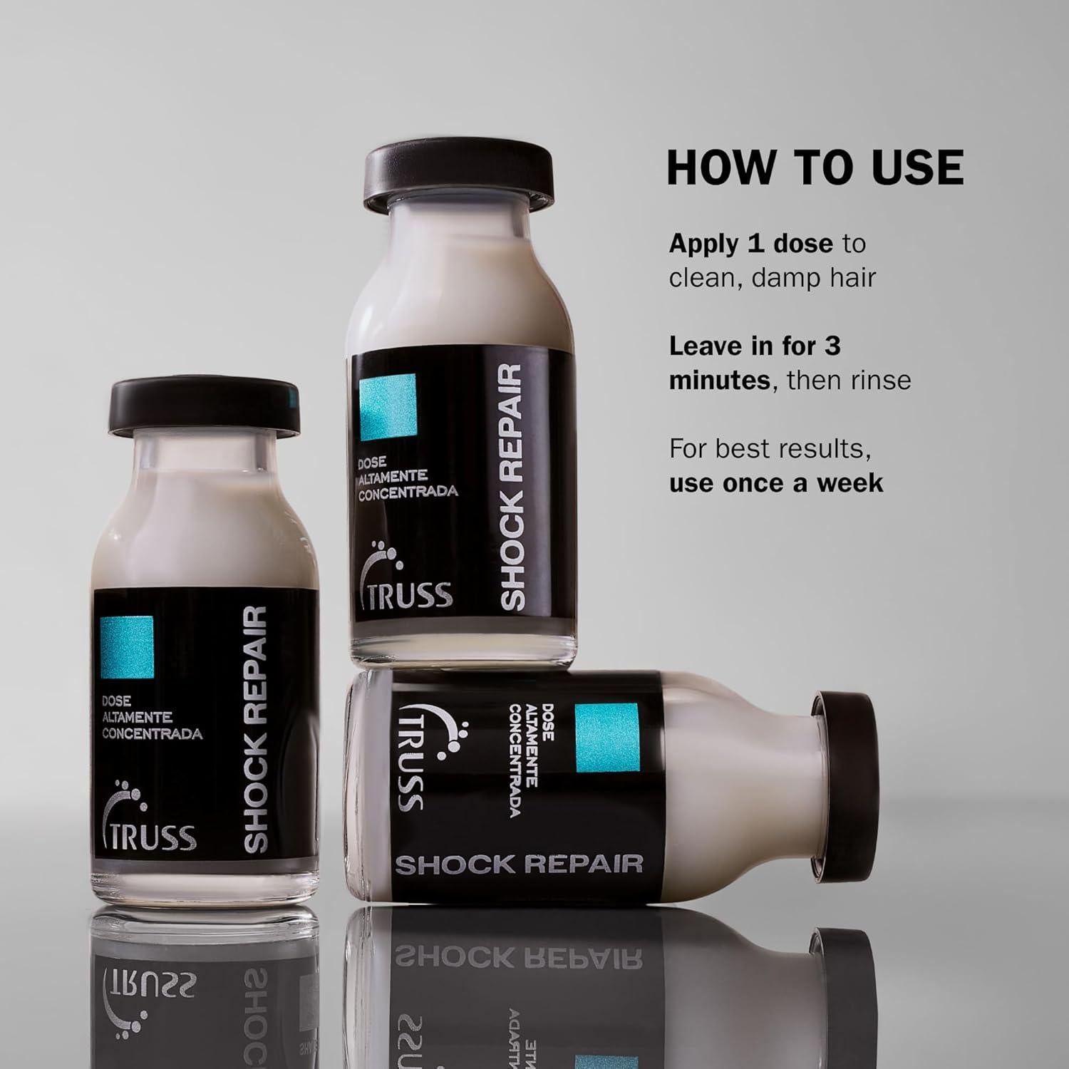 Suero Reparador TRUSS - Tratamiento Capilar 4 Ampollas 99g