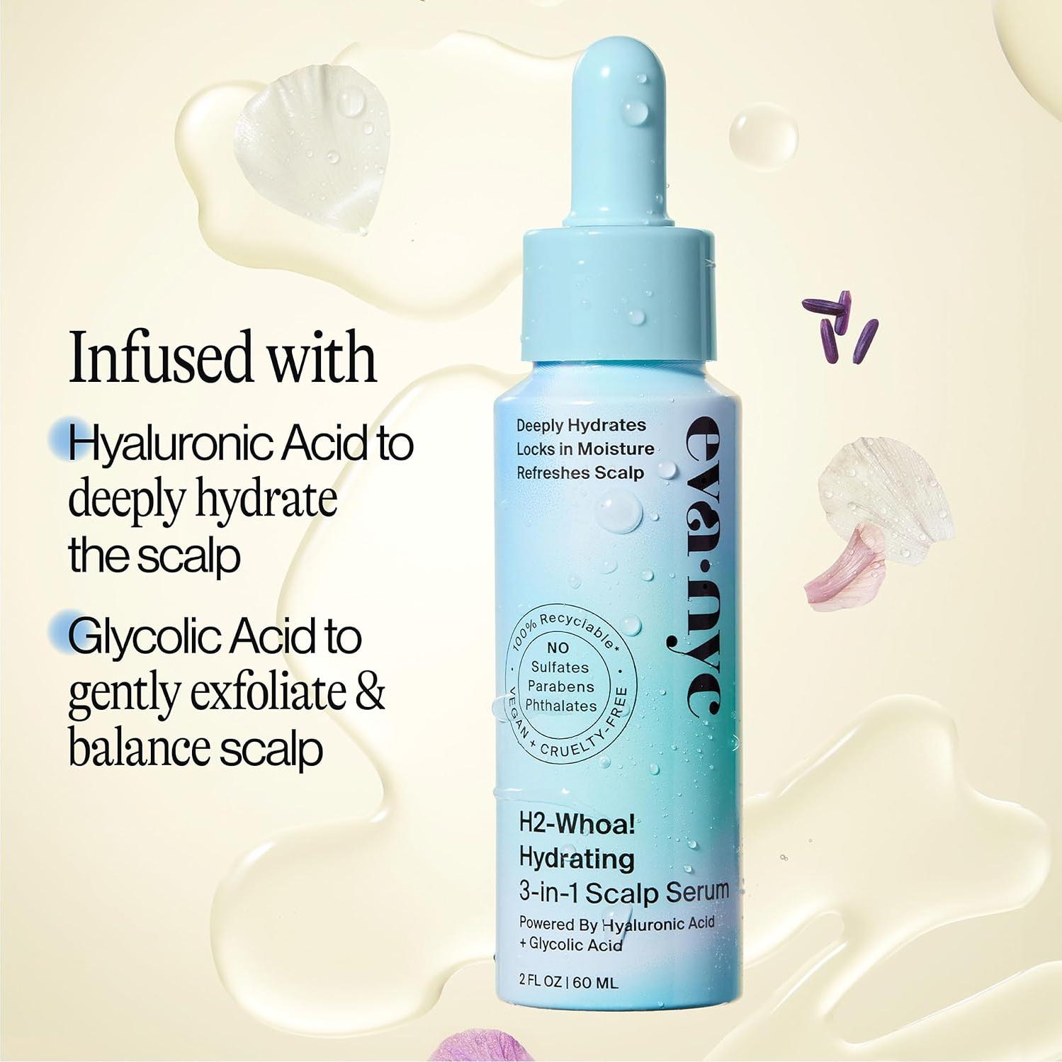 Suero Hidratante para Cuero Cabelludo Eva NYC H2-Whoa 59 ml