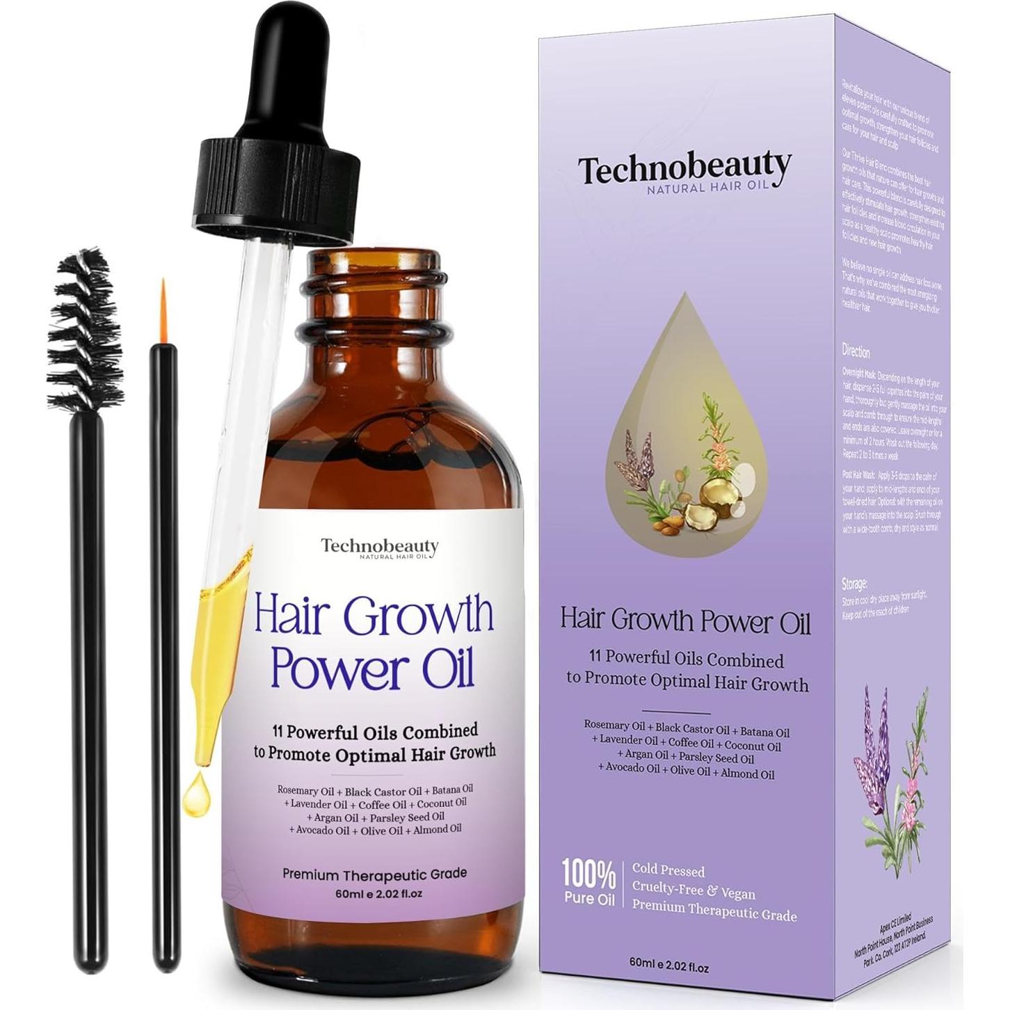 Aceite para el Cabello Super World Mart - 11 Aceites Naturales