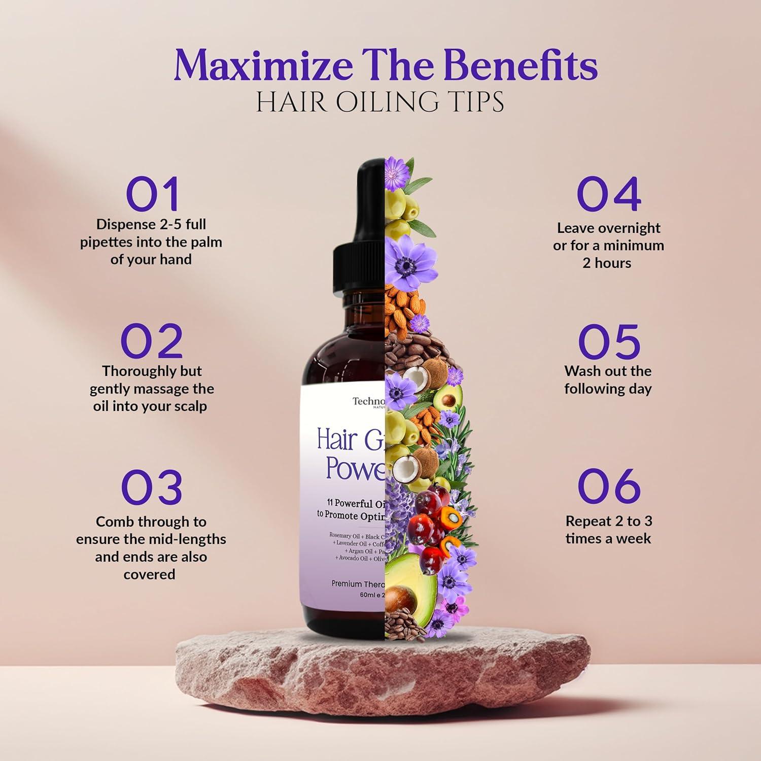 Aceite para el Cabello Super World Mart - 11 Aceites Naturales